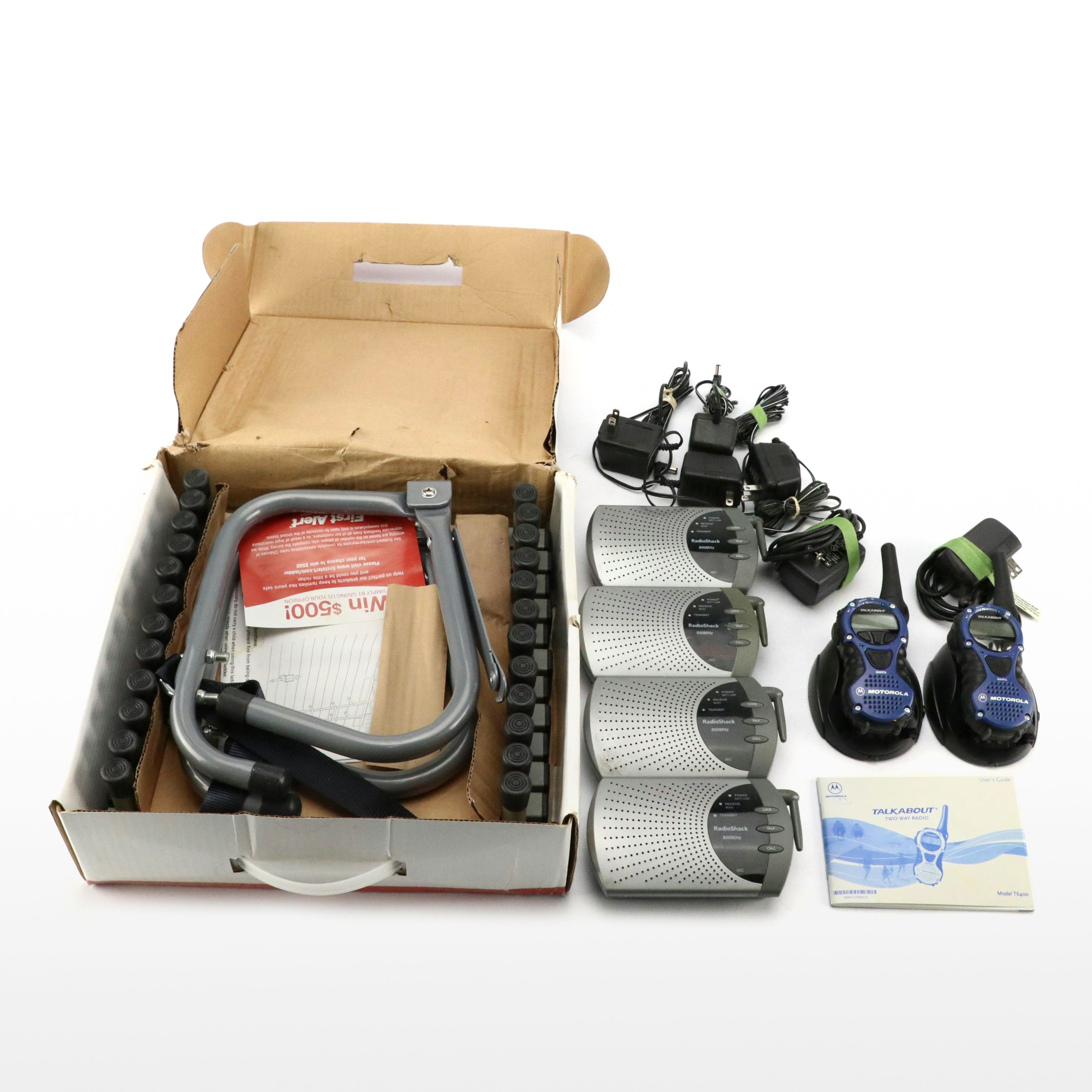 Motorola Talkabouts, Radio Shack Wireless Intercoms, First Alert Escape Ladder