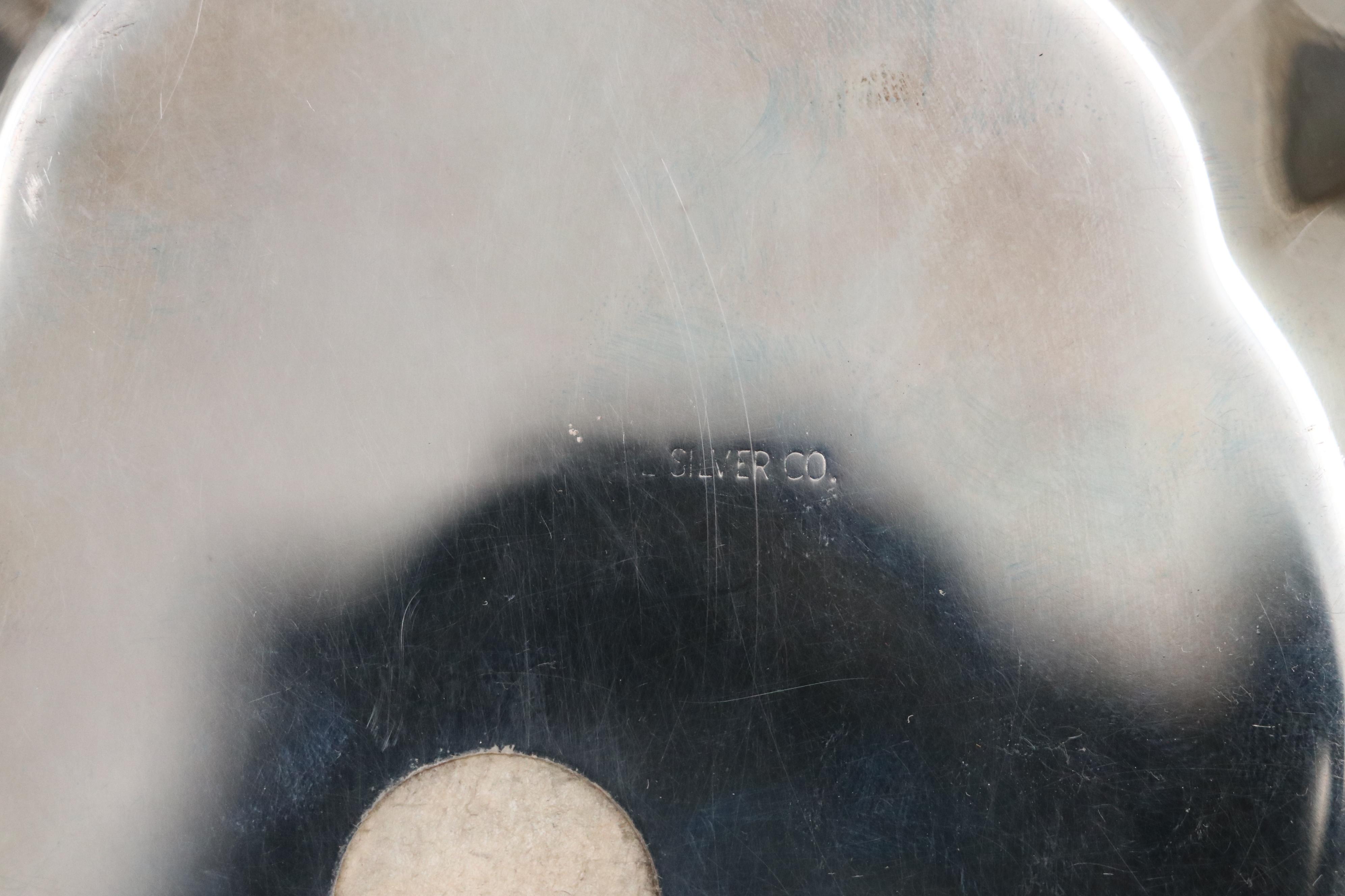 Crosby Silver Plate Casserole with Bristol Tray and Other Serverware, 20th C.