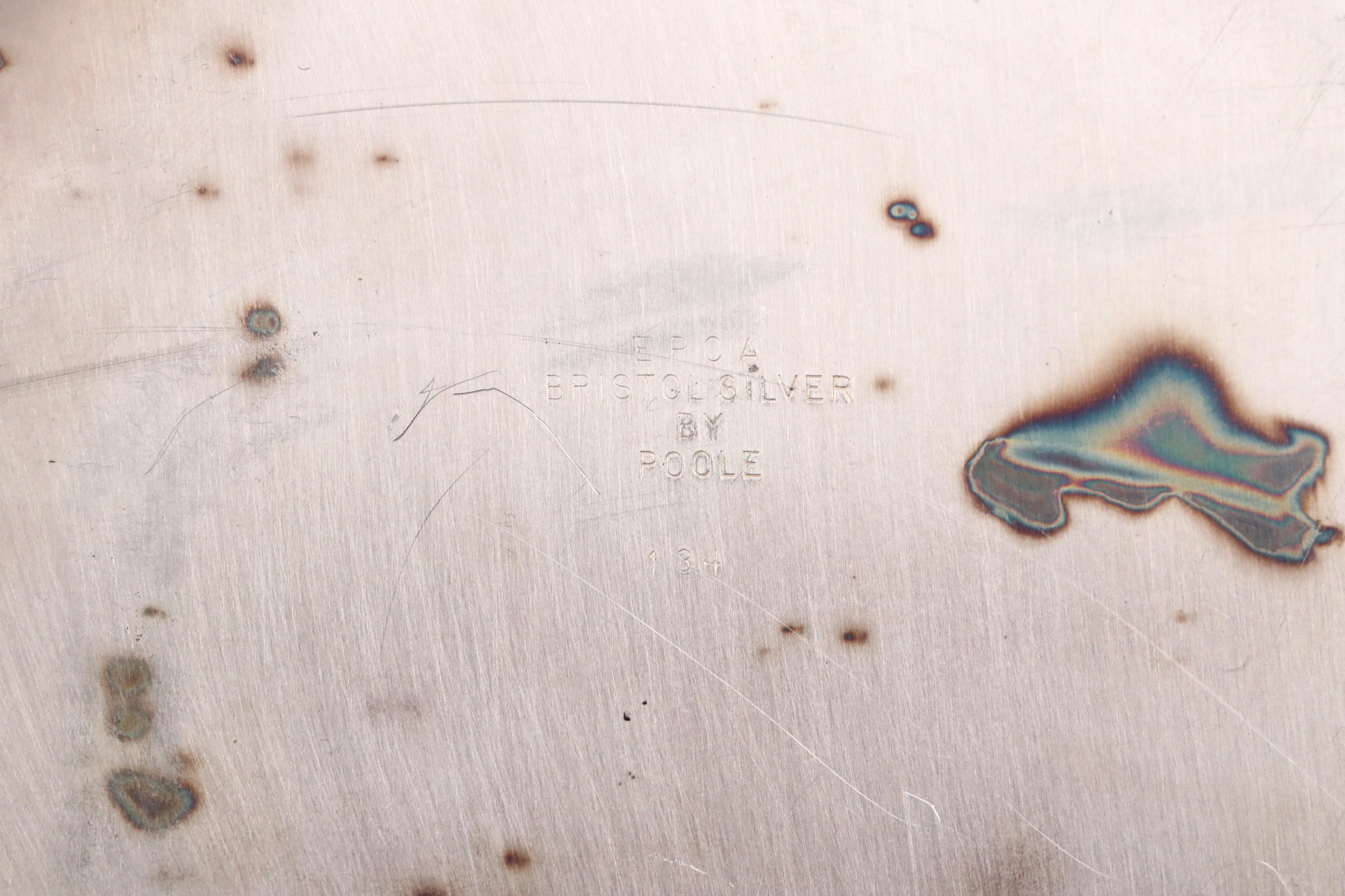 Crosby Silver Plate Casserole with Bristol Tray and Other Serverware, 20th C.