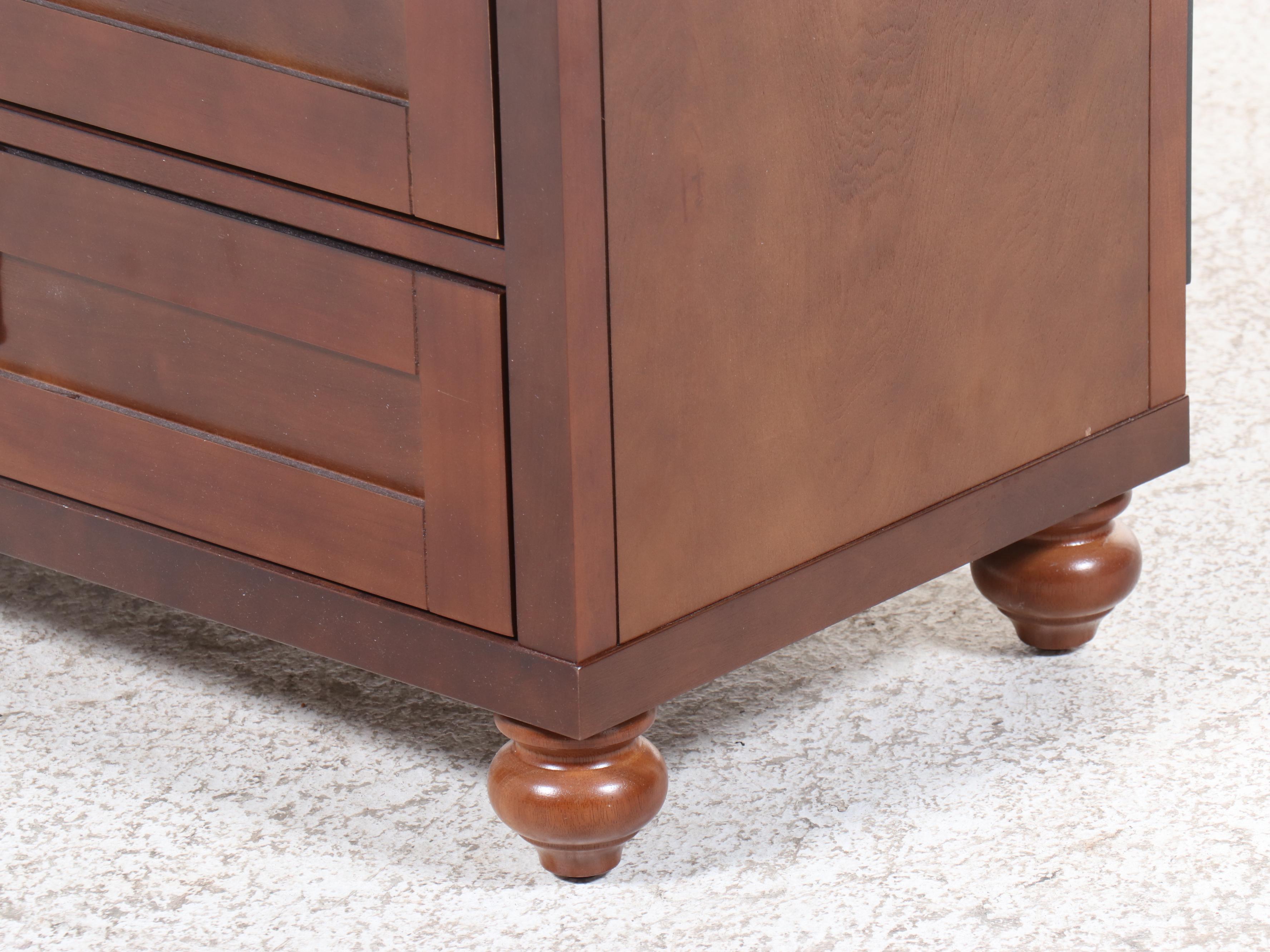 Contemporary Style Wooden Hall Tree Bench with Fabric Cushion