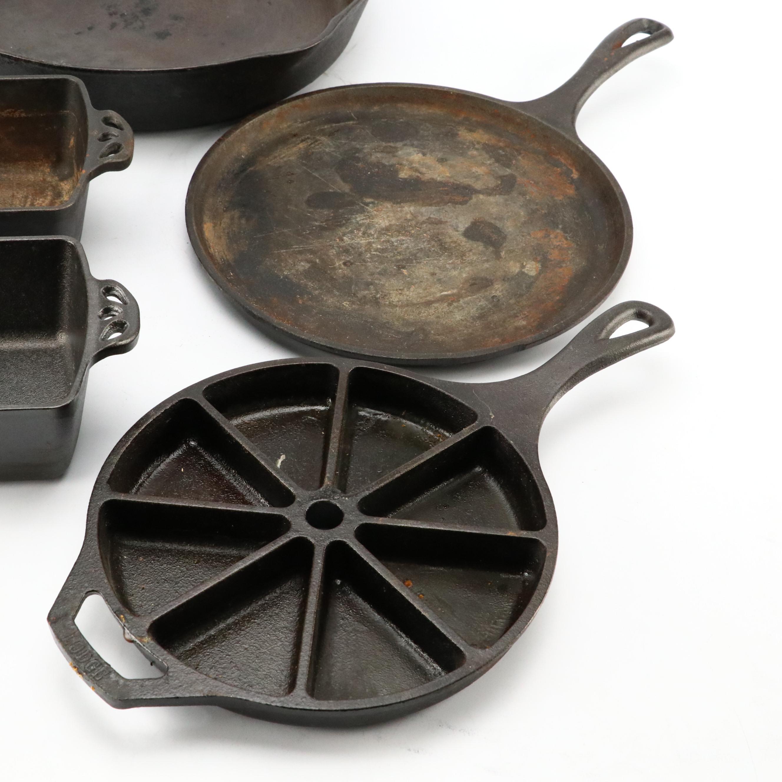 Wagner's Cast Iron Skillet and Assorted Cast Iron Pan Collection