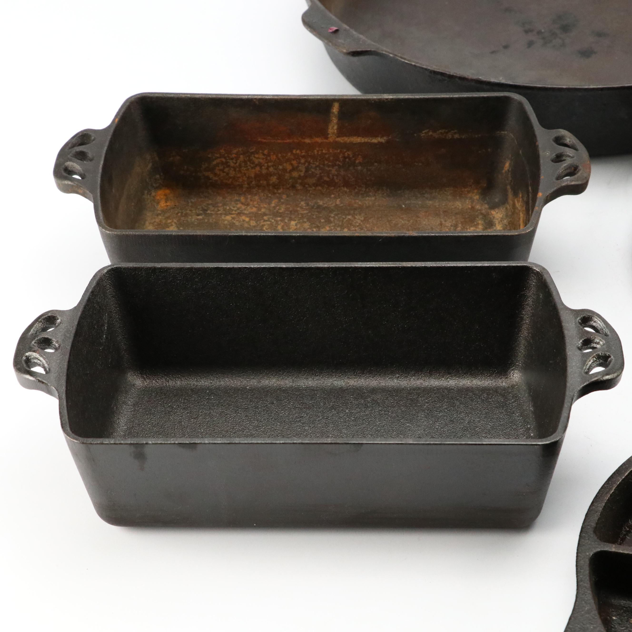 Wagner's Cast Iron Skillet and Assorted Cast Iron Pan Collection