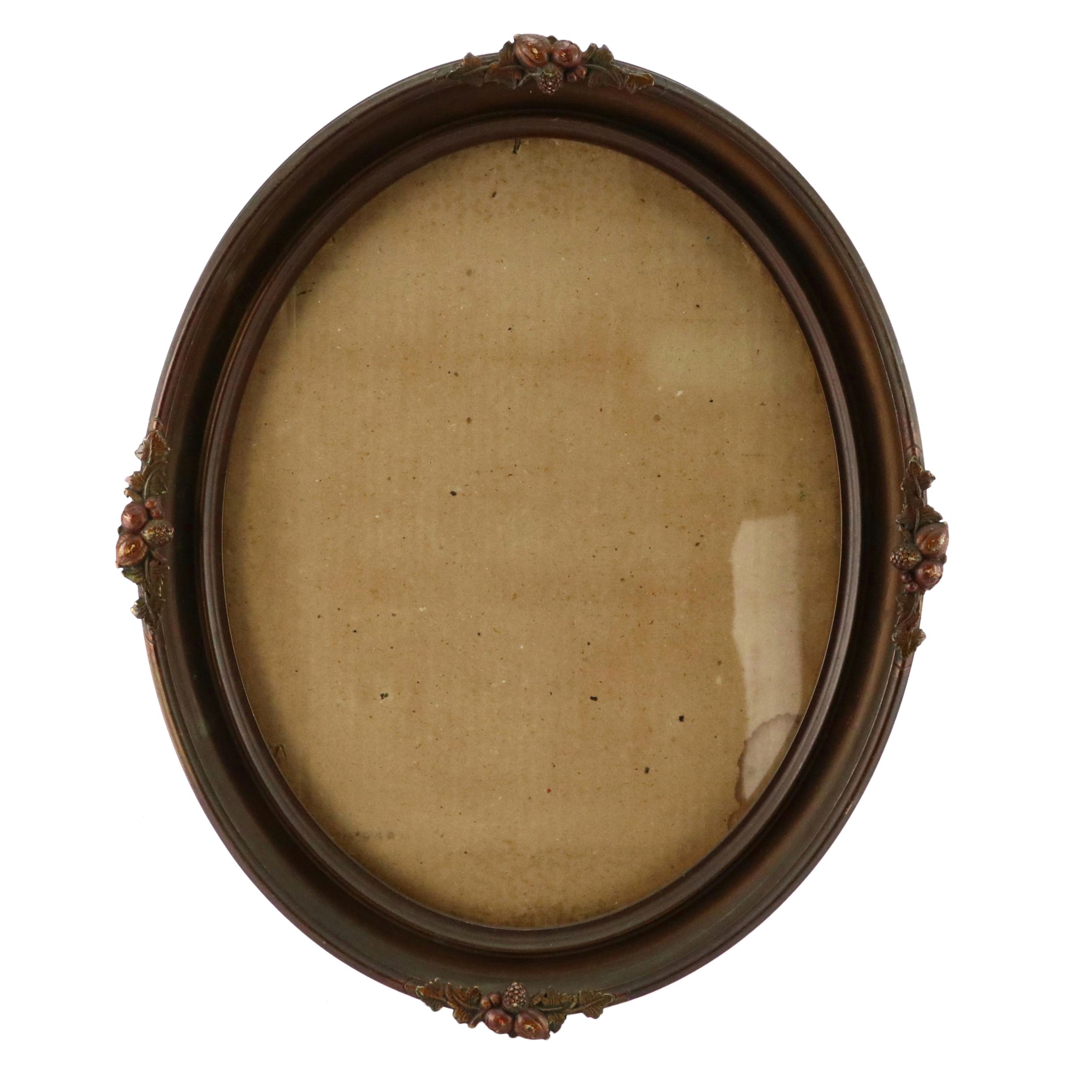 Victorian Style Wooden Oval Frame