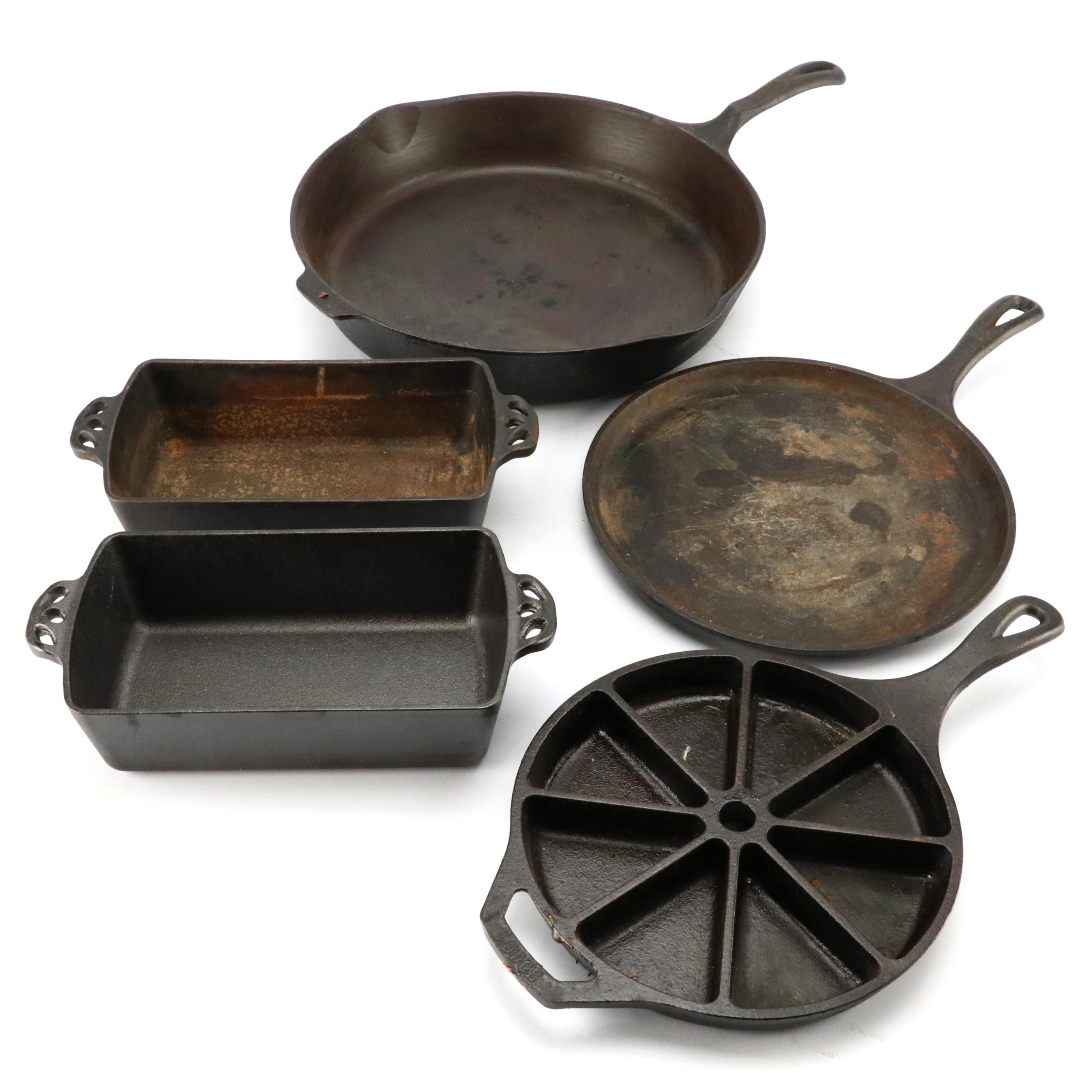 Wagner's Cast Iron Skillet and Assorted Cast Iron Pan Collection