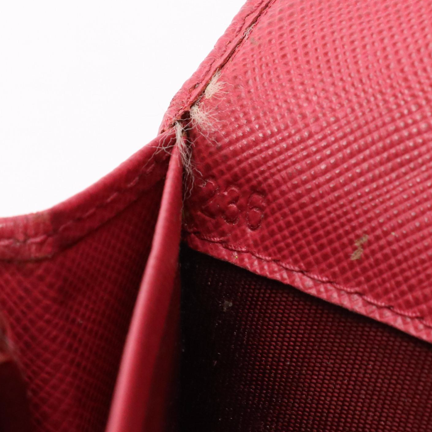 Prada Continental Wallet in Pink Saffiano Leather