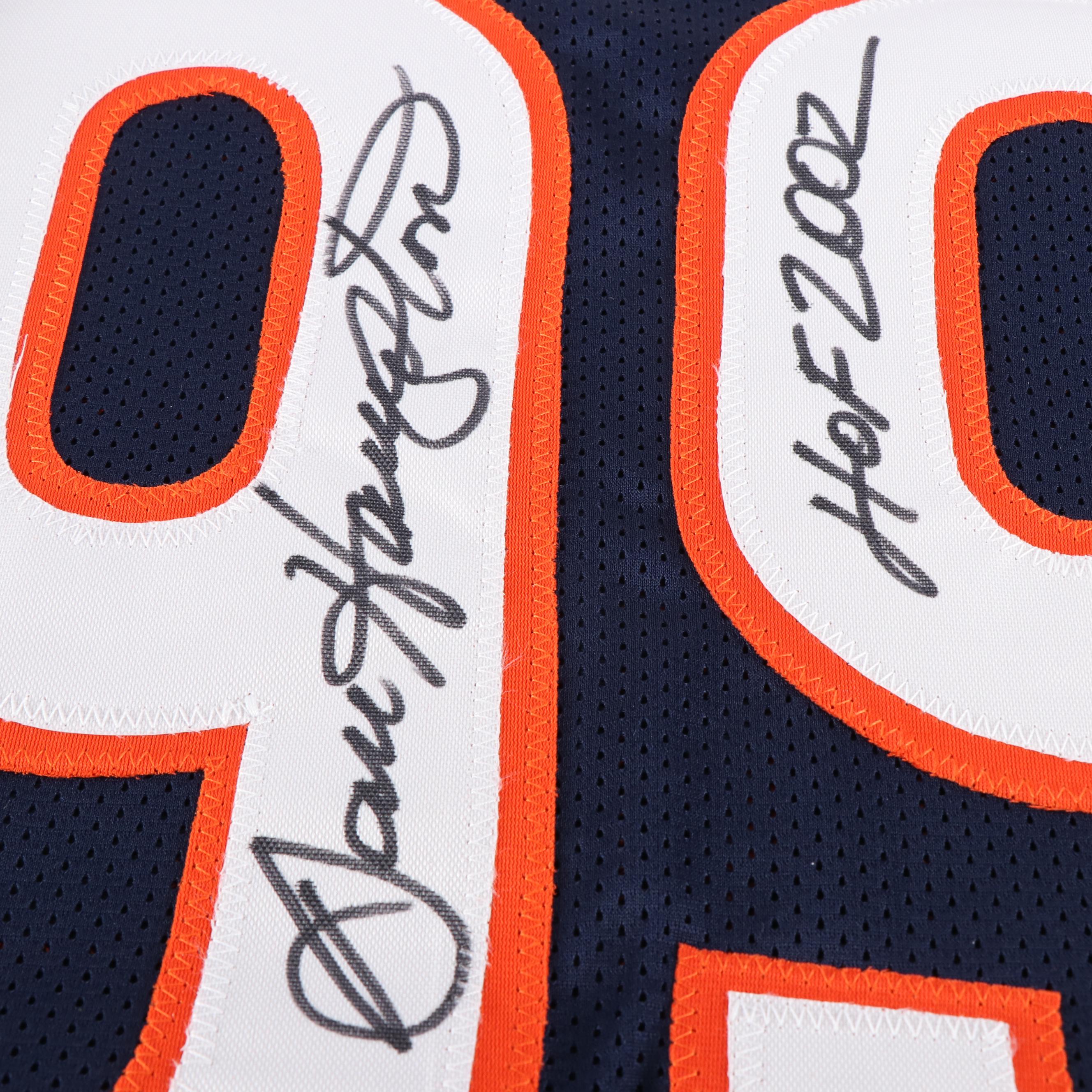 Dan Hampton Signed “HOF 2002” Chicago Bears Football Jersey, JSA