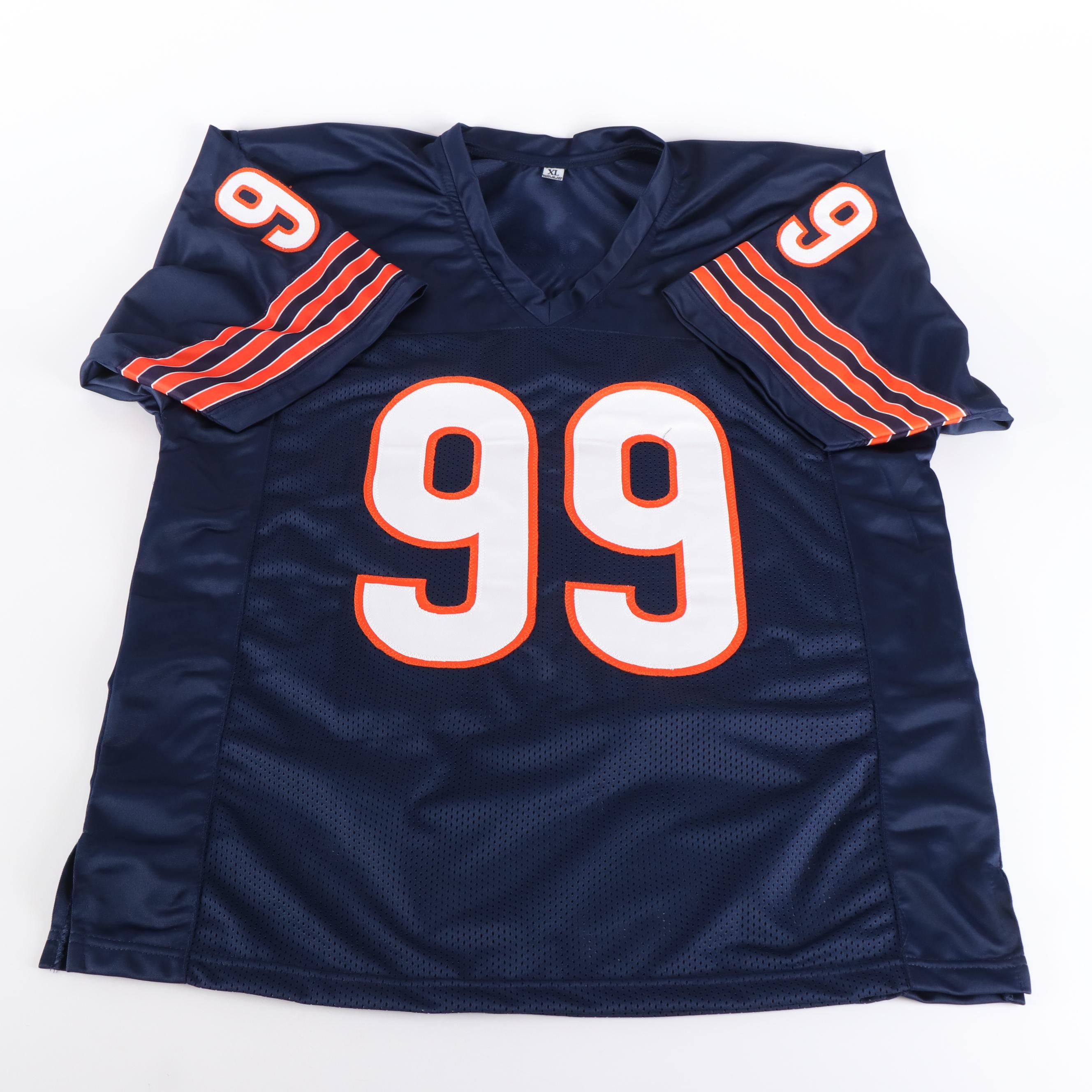 Dan Hampton Signed “HOF 2002” Chicago Bears Football Jersey, JSA