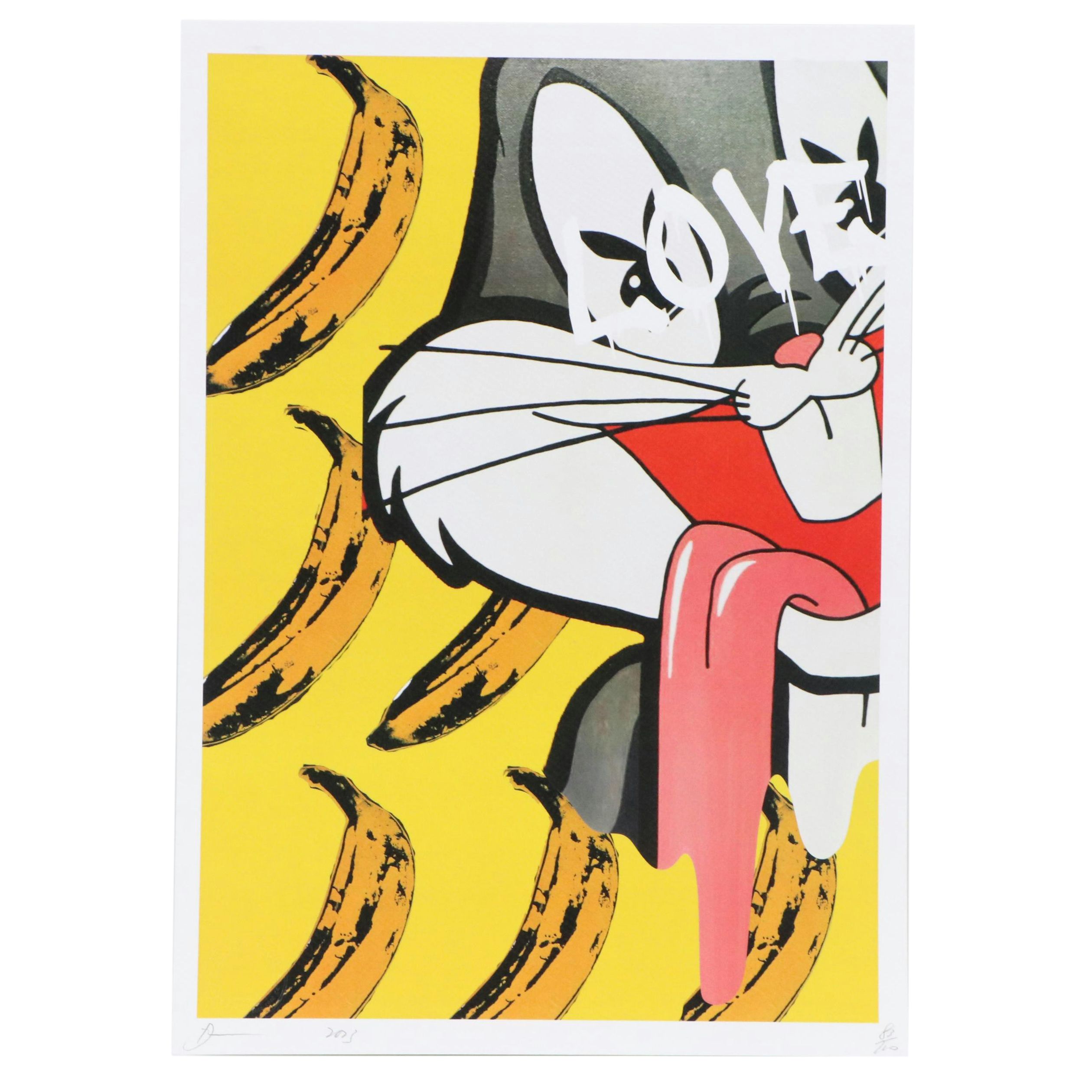 Death NYC Pop Art Graphic Print Featuring Warhol x Looney Tunes, 2025