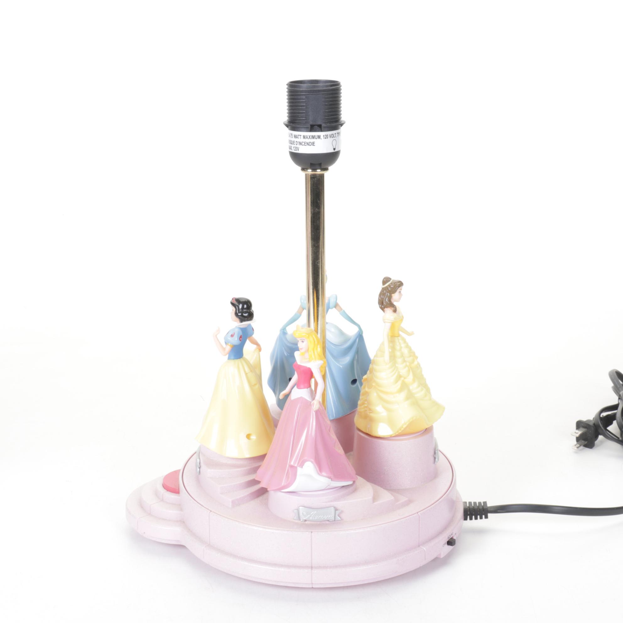 Singing & Dancing Disney Princess Table Lamp