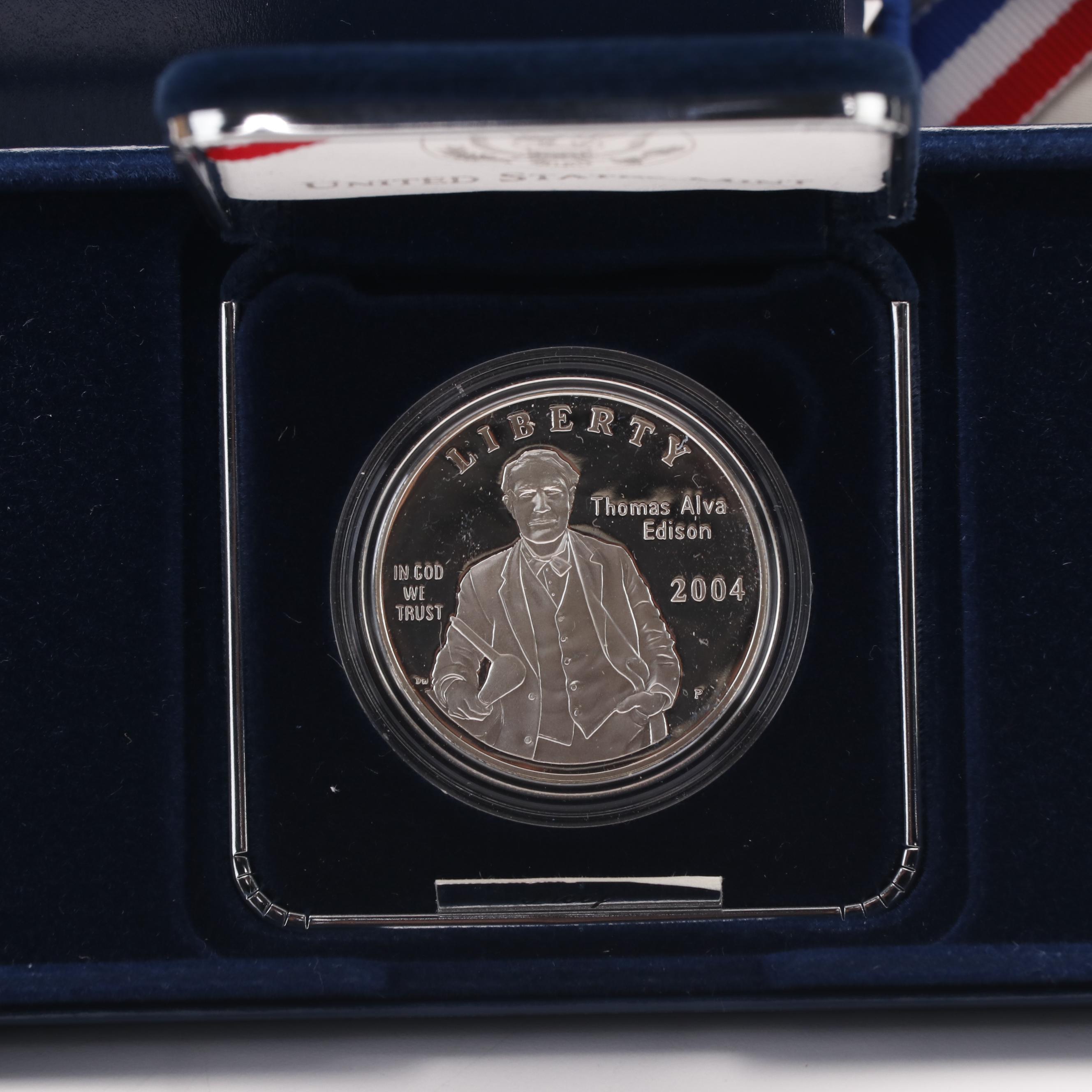 37 Modern Commemorative Silver Dollars Including a 1999 Dolley Madison Proof