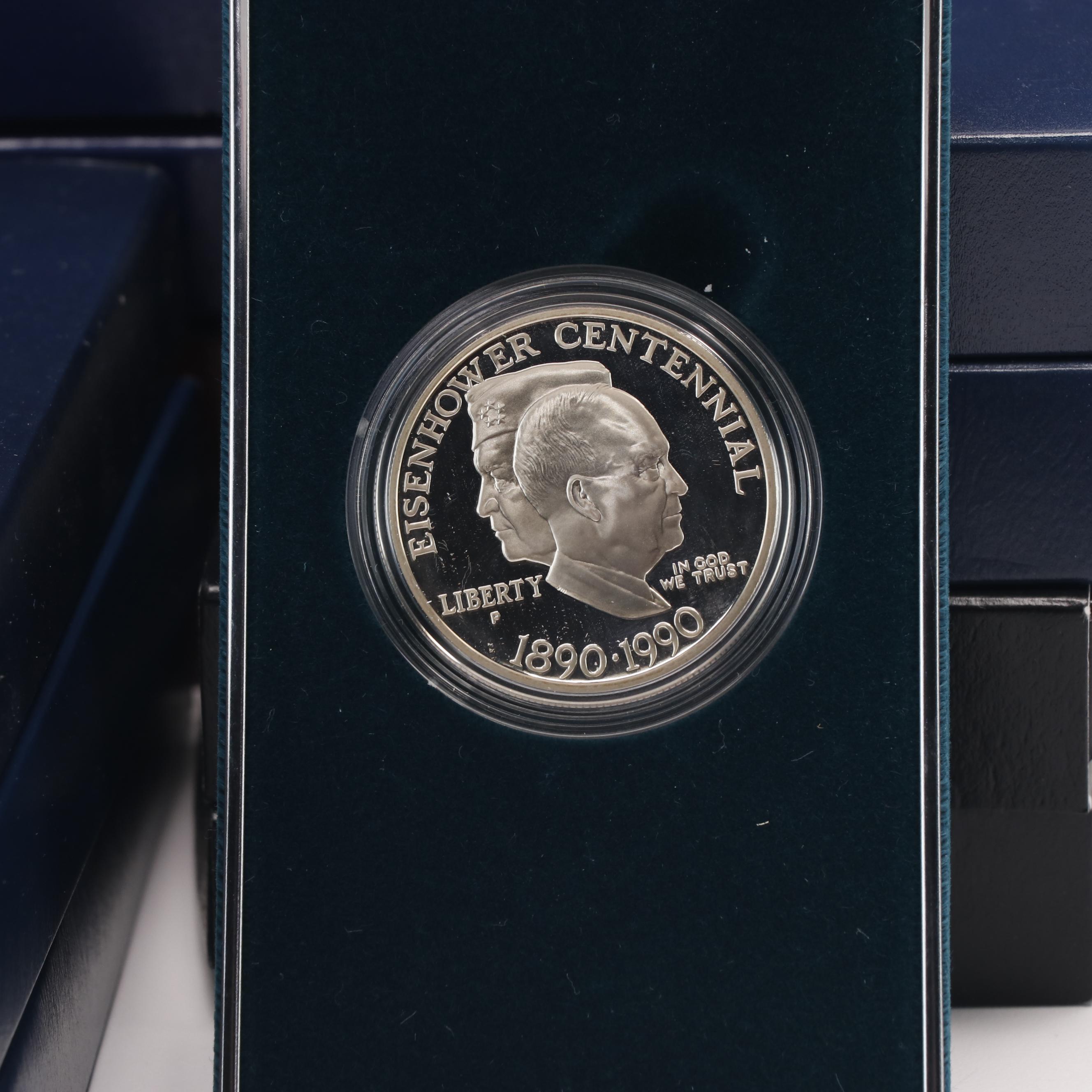37 Modern Commemorative Silver Dollars Including a 1999 Dolley Madison Proof