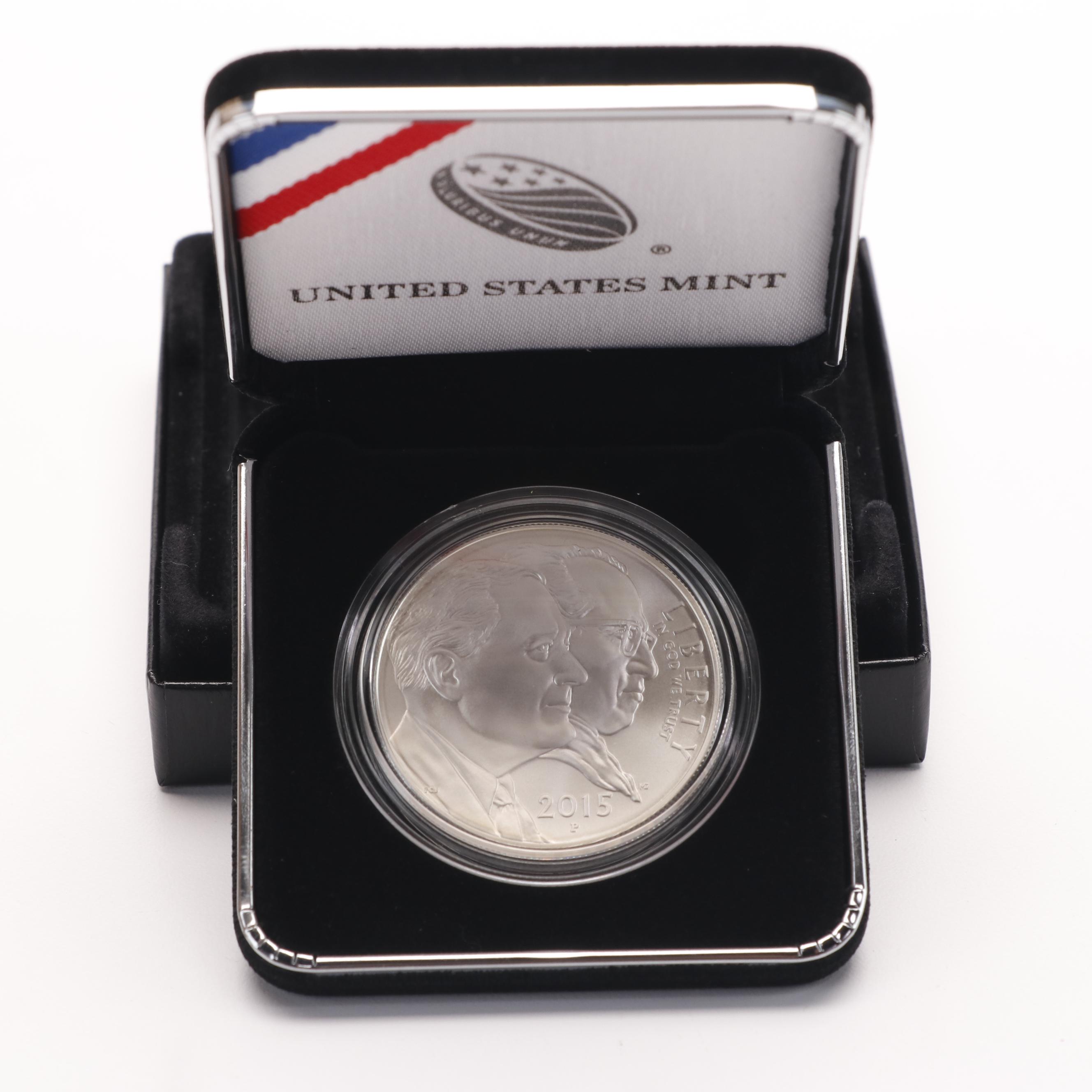 37 Modern Commemorative Silver Dollars Including a 1999 Dolley Madison Proof