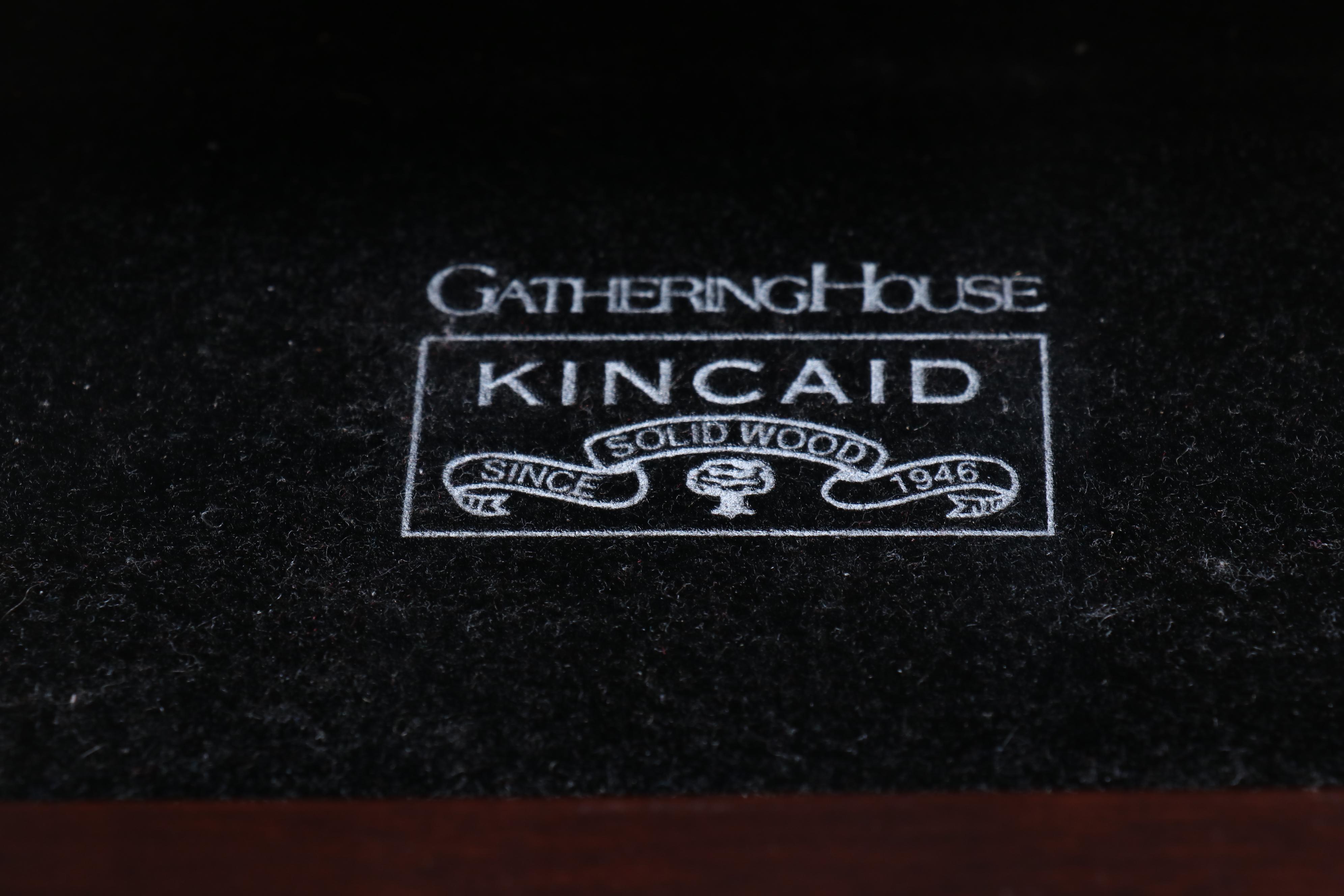 Kincaid Gathering House Cherry Ten-Drawer Dresser with Pair of Nightstands