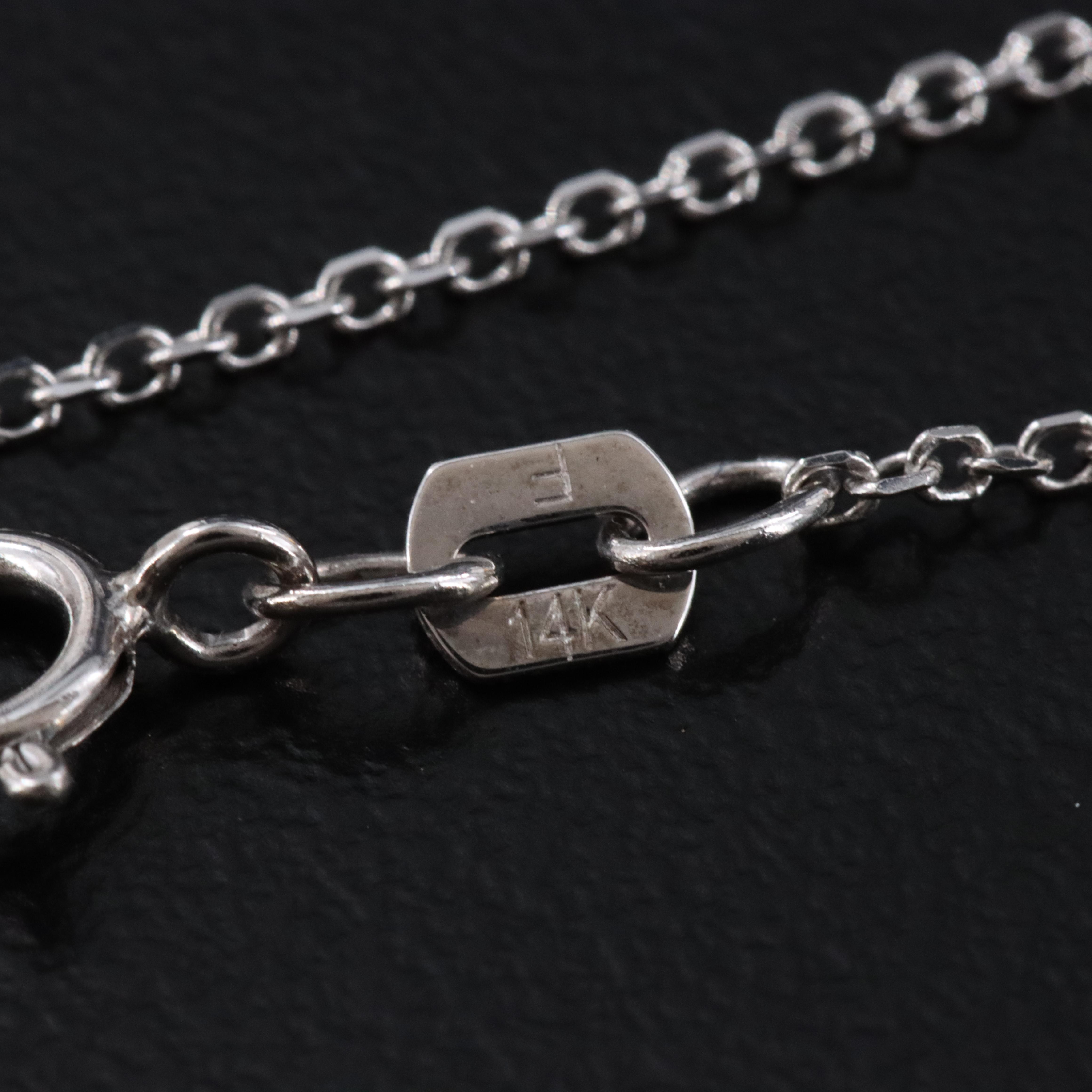 14K Opal and Diamond Enhancer Pendant Necklace