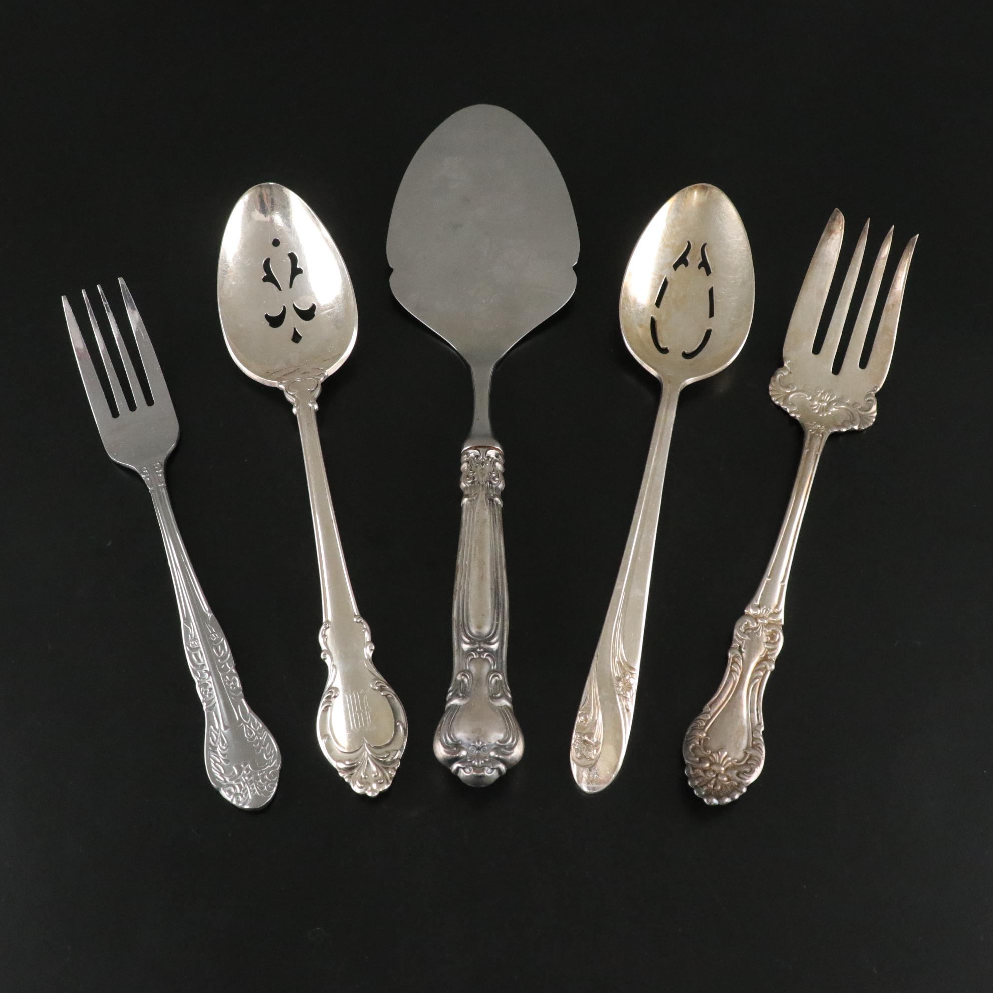 Gorham Sterling "Cambridge" & "Chantilly" with Other Flatware, 20th Century