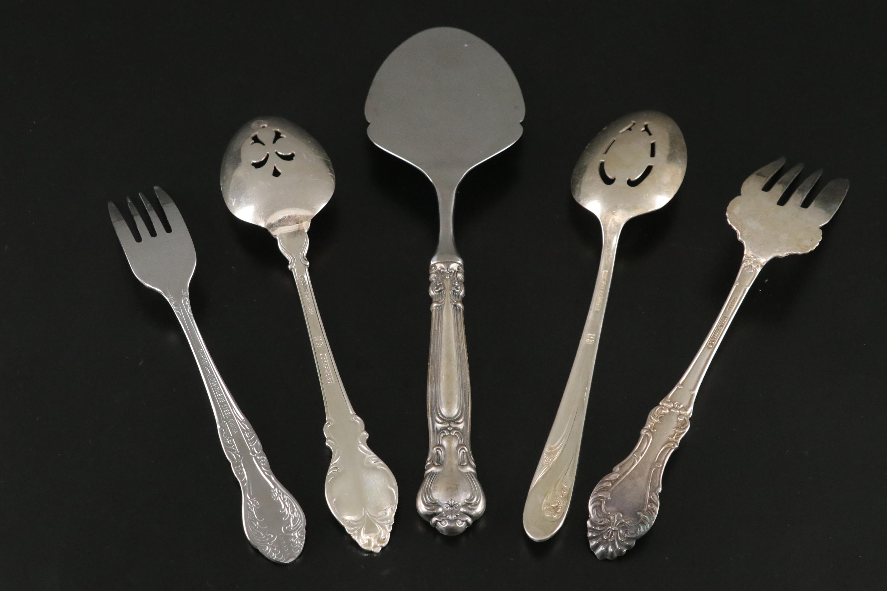 Gorham Sterling "Cambridge" & "Chantilly" with Other Flatware, 20th Century