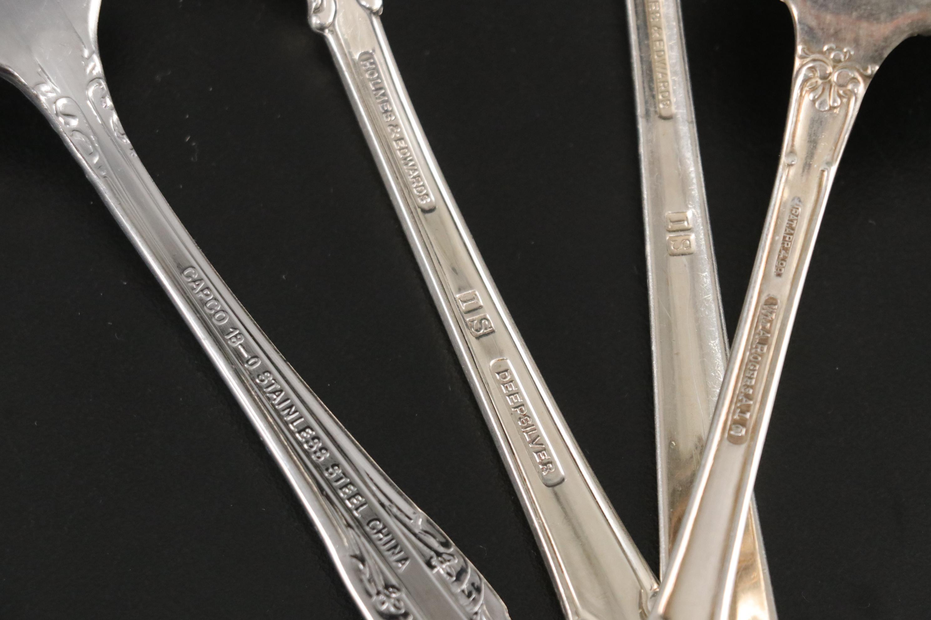 Gorham Sterling "Cambridge" & "Chantilly" with Other Flatware, 20th Century