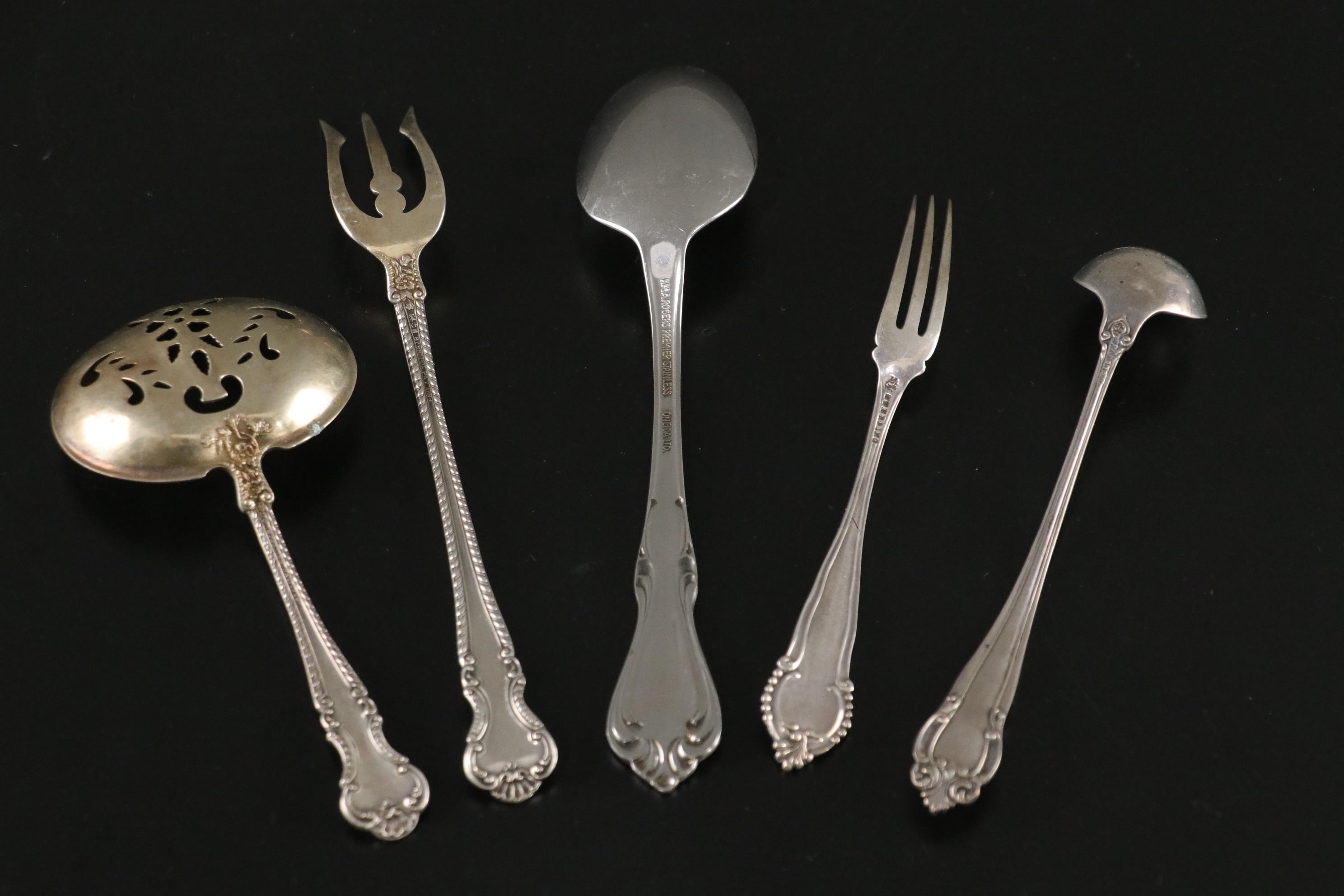 Gorham Sterling "Cambridge" & "Chantilly" with Other Flatware, 20th Century