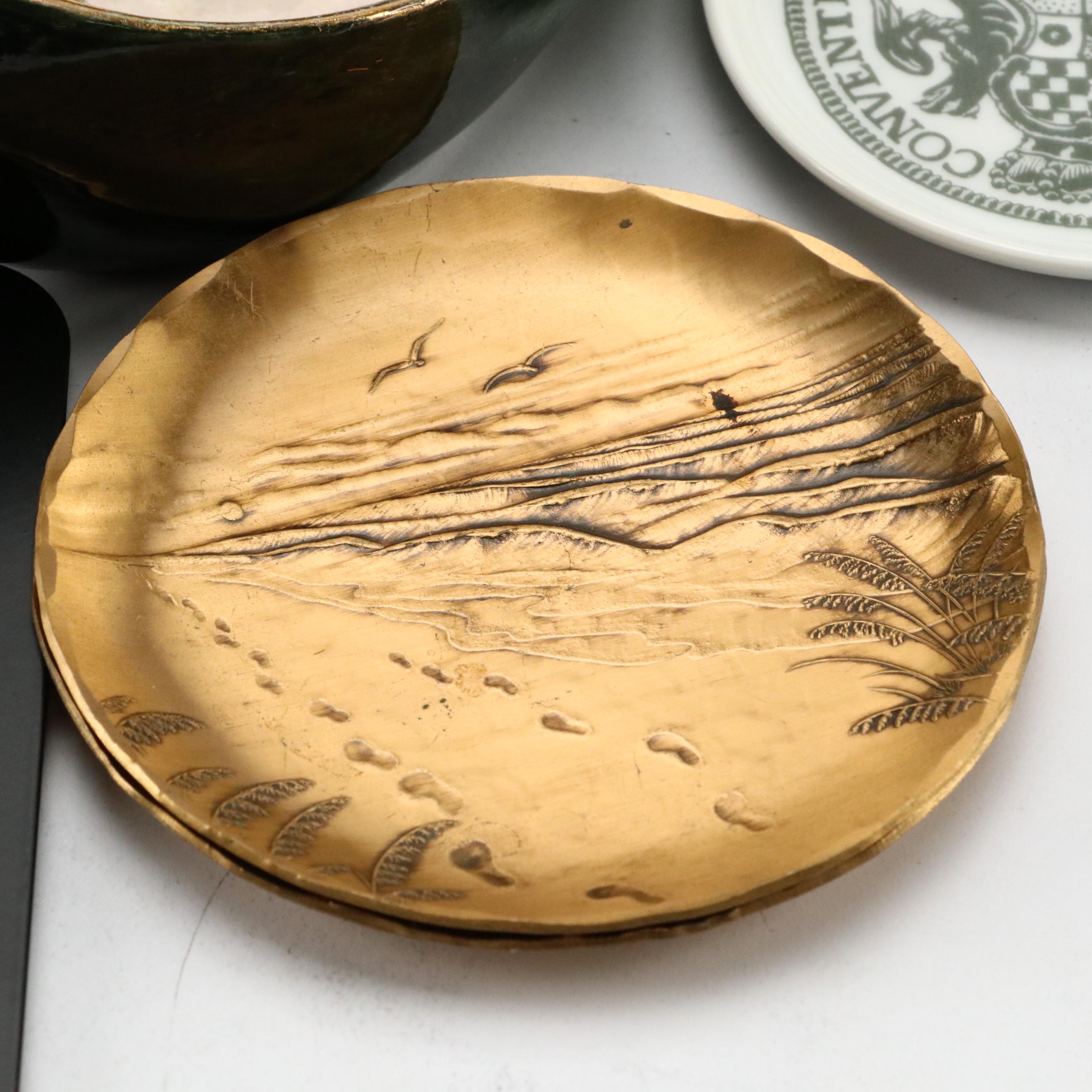 Avon Goose Deep Woods Cologne, Duck Ashtray, Wall Decor, Volt Clamp and Bookends