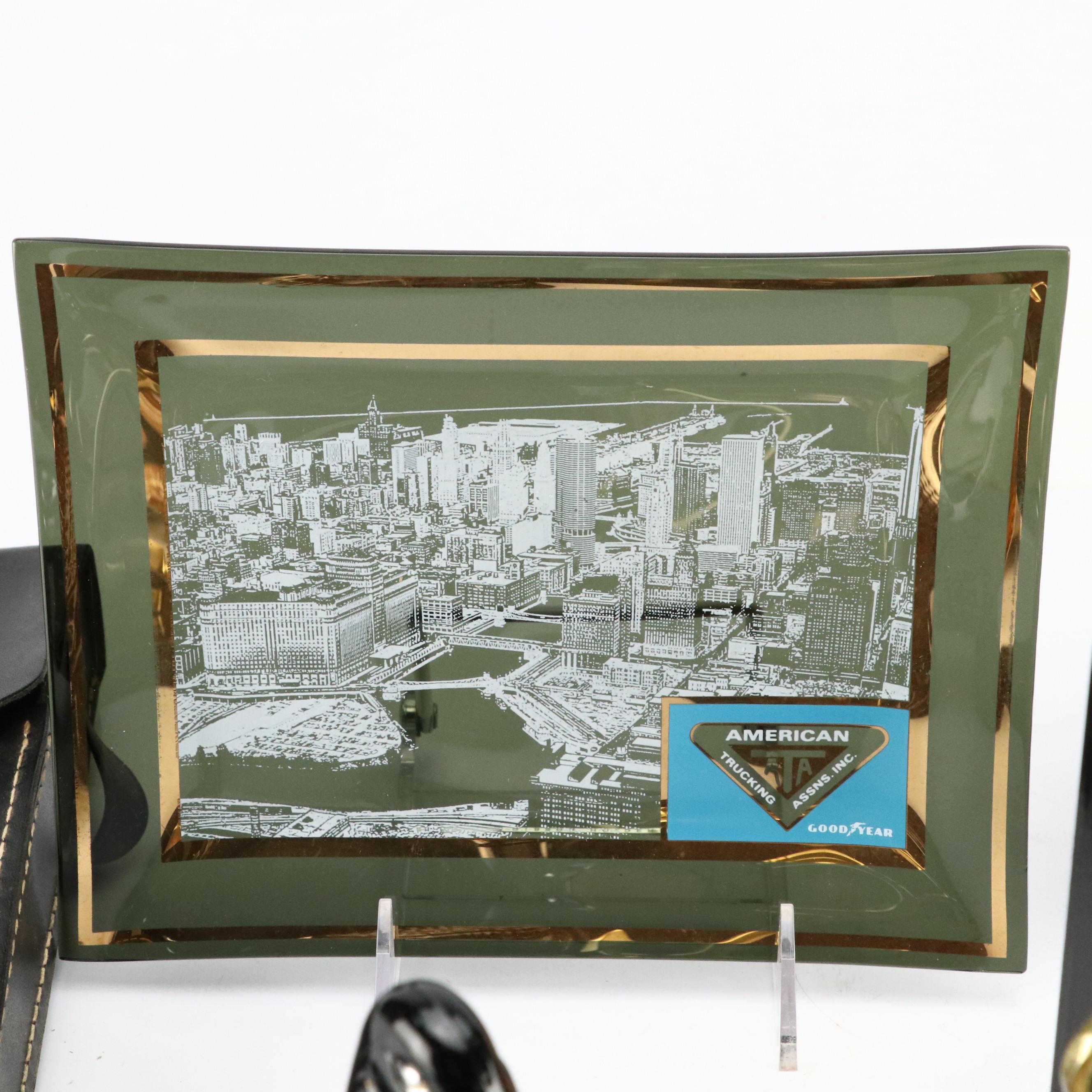 Avon Goose Deep Woods Cologne, Duck Ashtray, Wall Decor, Volt Clamp and Bookends