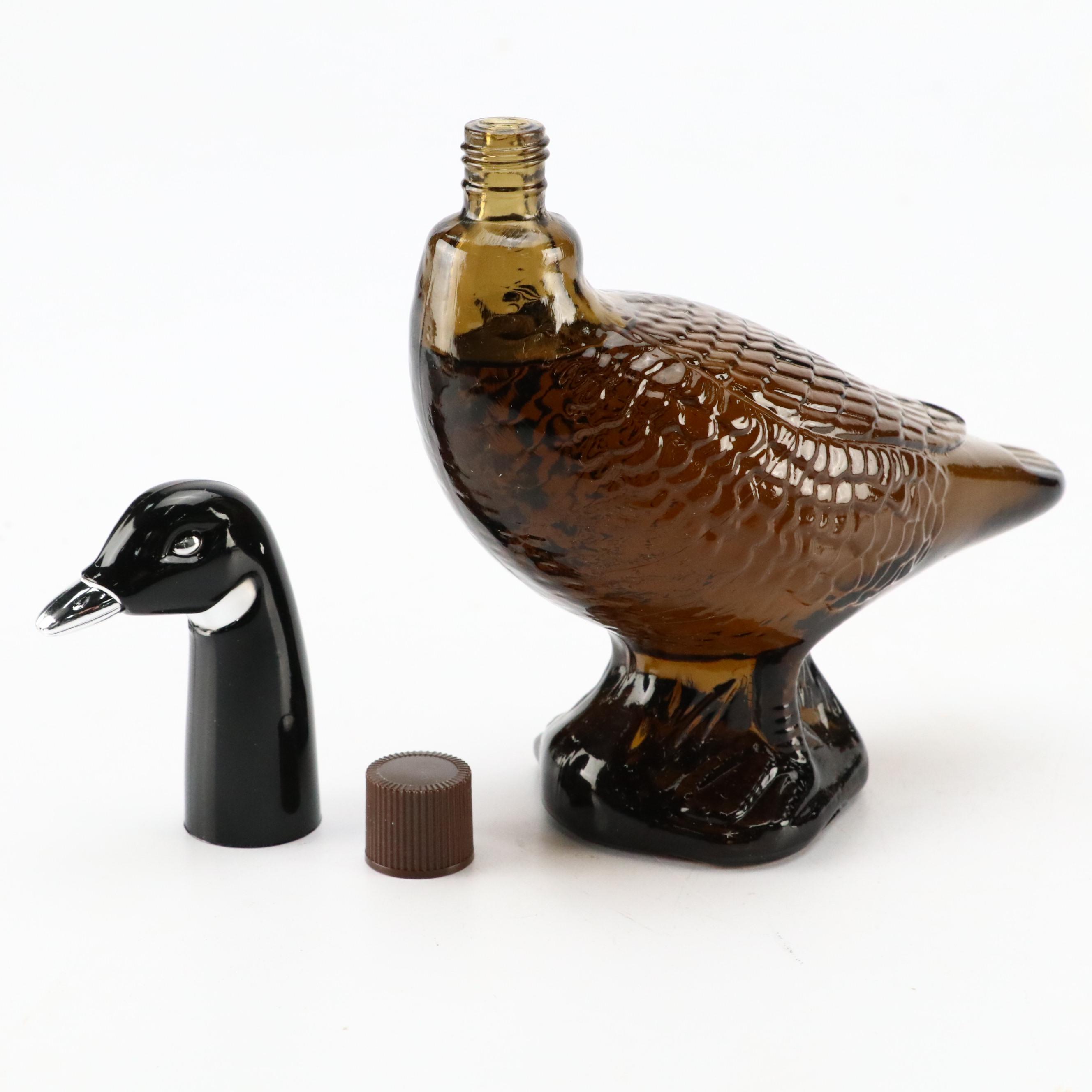 Avon Goose Deep Woods Cologne, Duck Ashtray, Wall Decor, Volt Clamp and Bookends