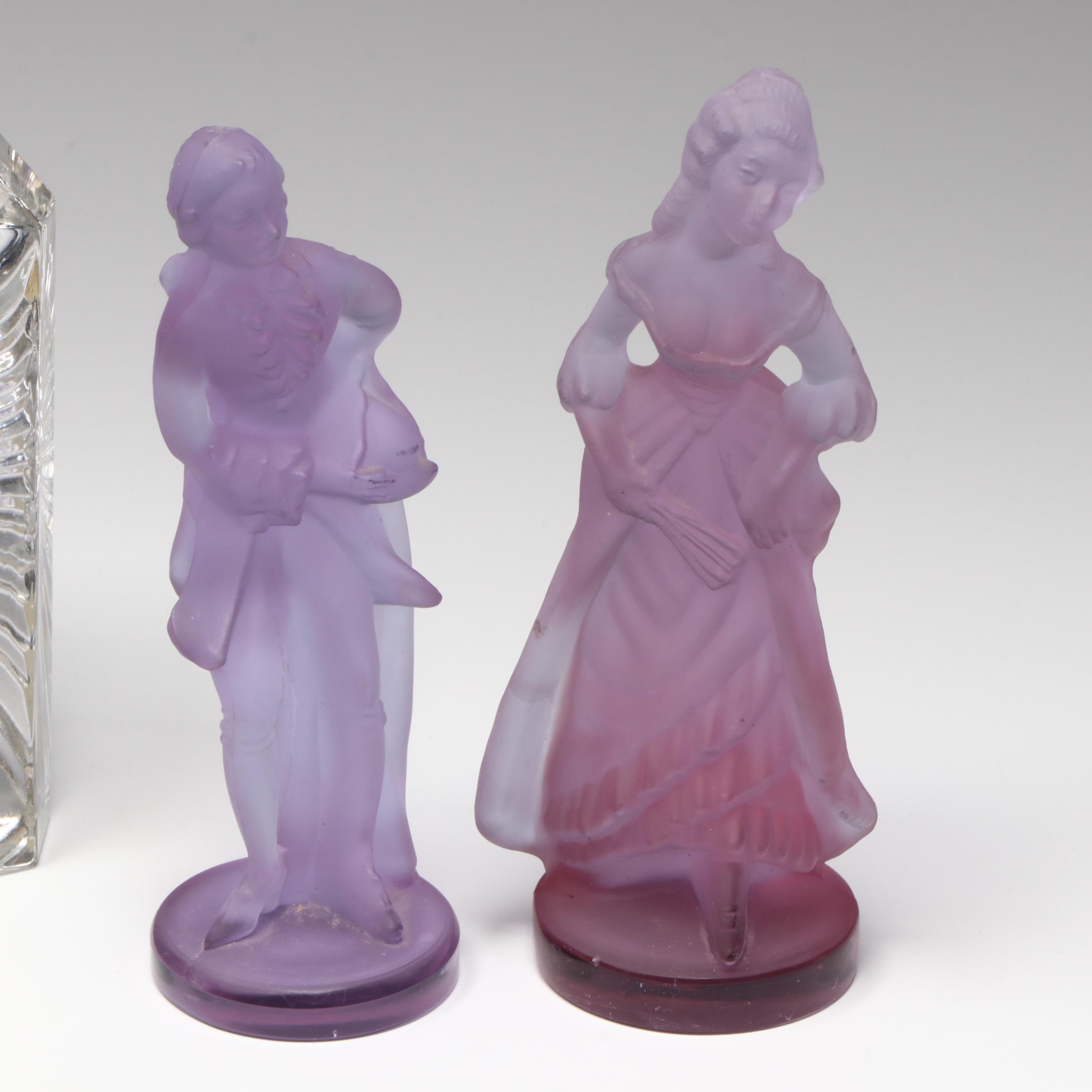 Giuseppe Armani and Fenton Cat Figurines with Clocks, Box and More