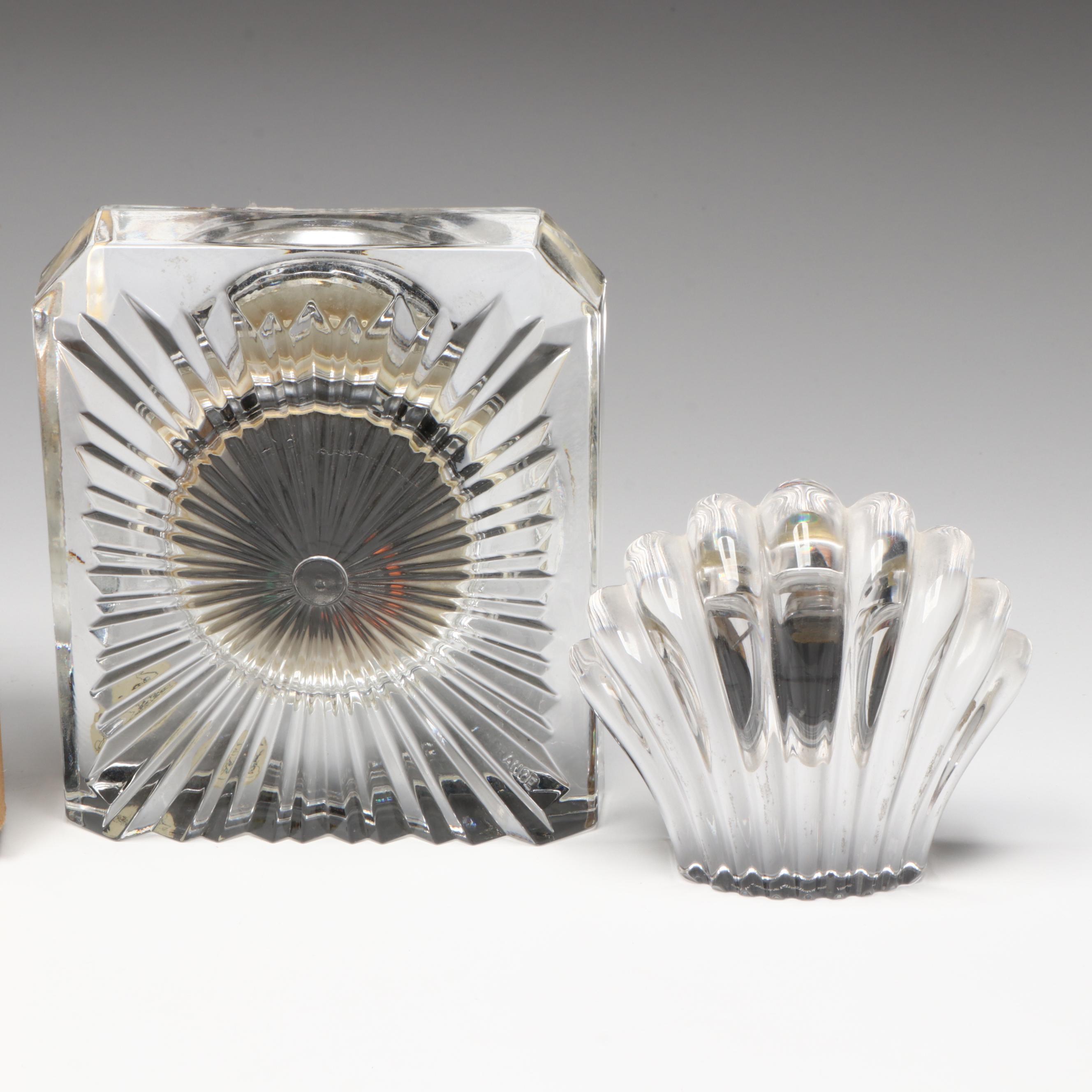 Giuseppe Armani and Fenton Cat Figurines with Clocks, Box and More