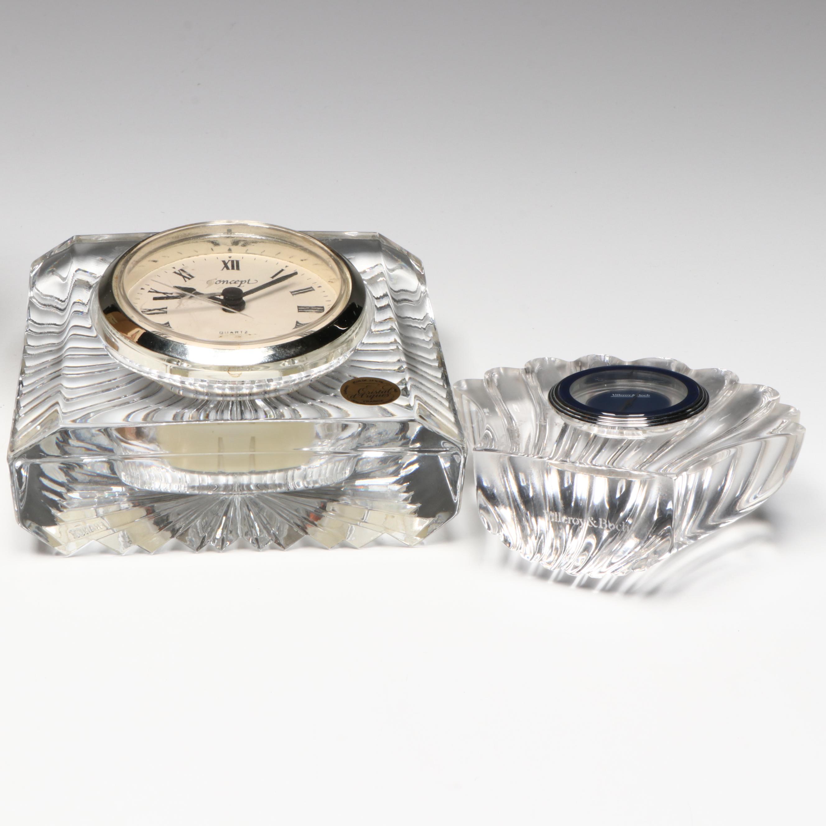 Giuseppe Armani and Fenton Cat Figurines with Clocks, Box and More