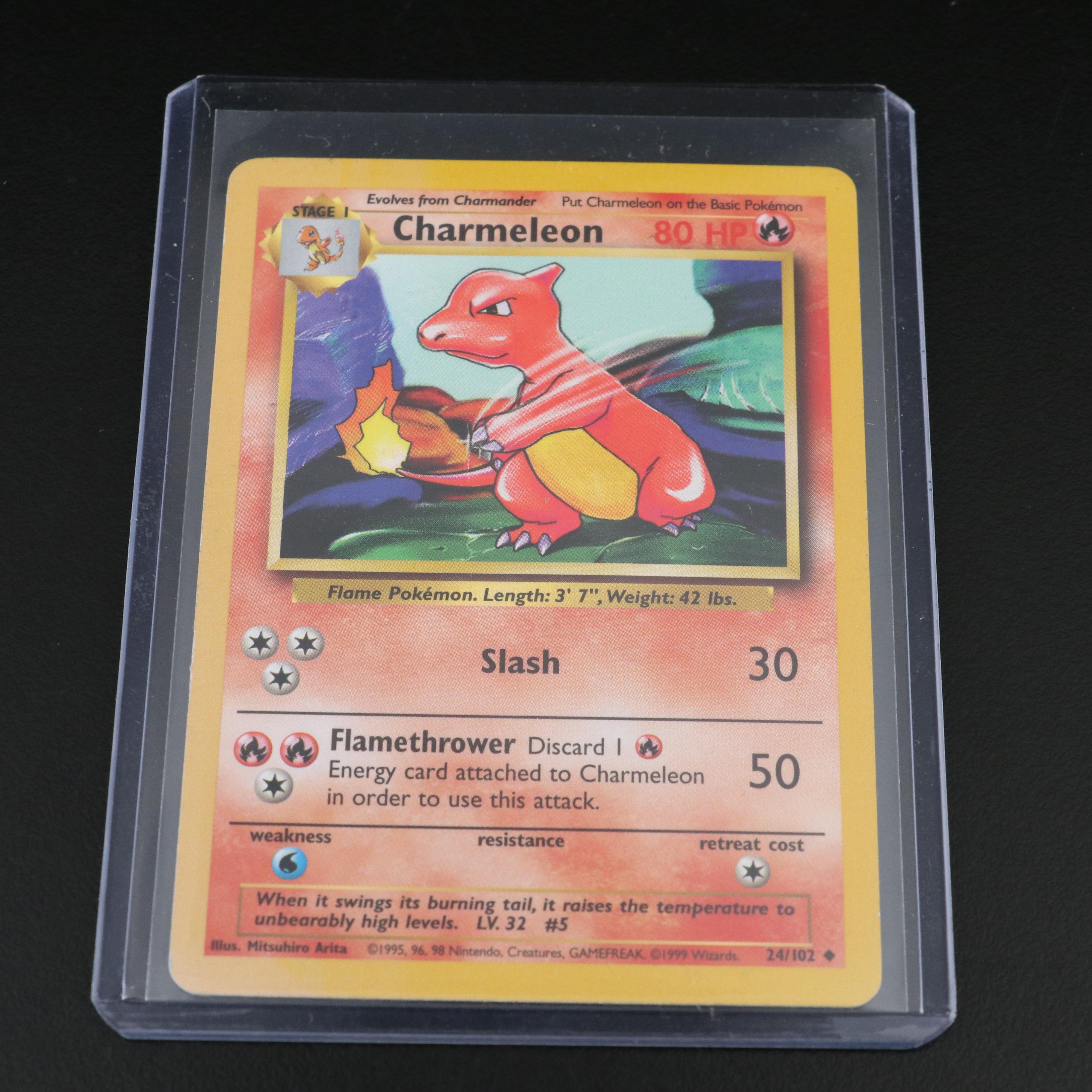 Pokémon Cards Featuring Base Set Holographic Charizard and Blastoise with More