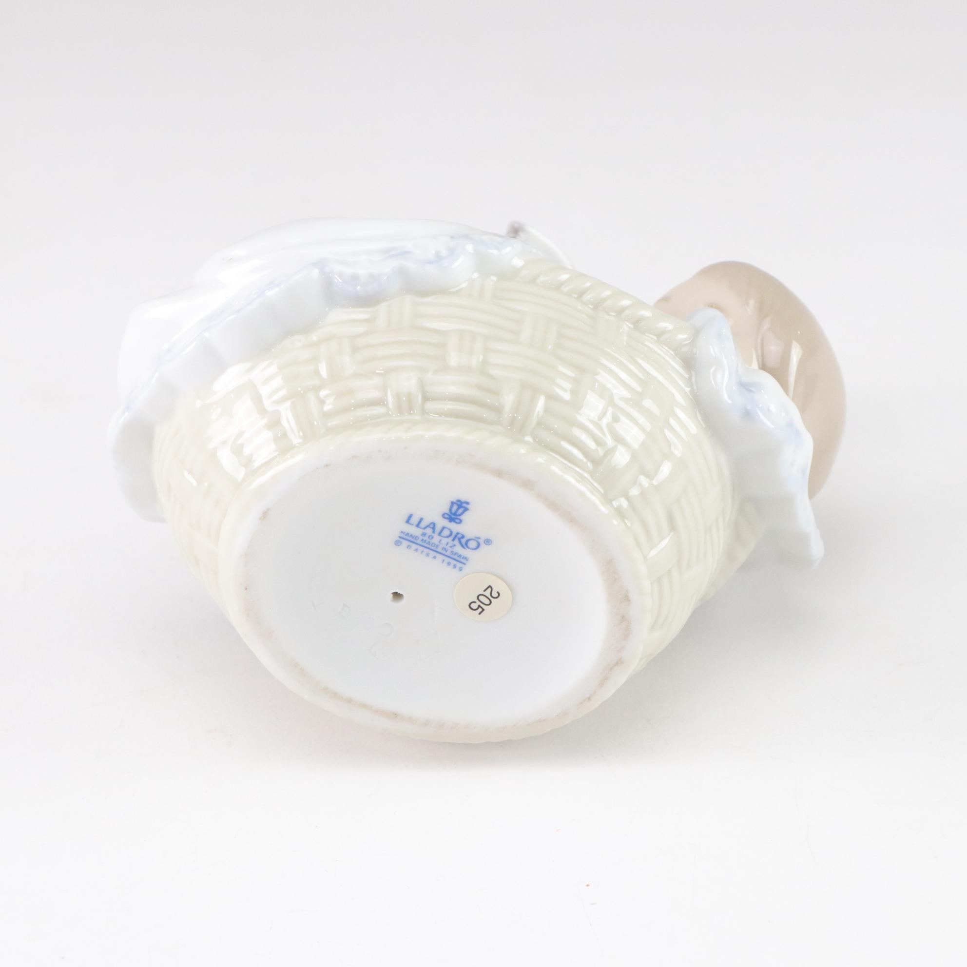 Lladró Artist Signed "Good Night" with "Tender Dreams" Porcelain Figurines, 1994