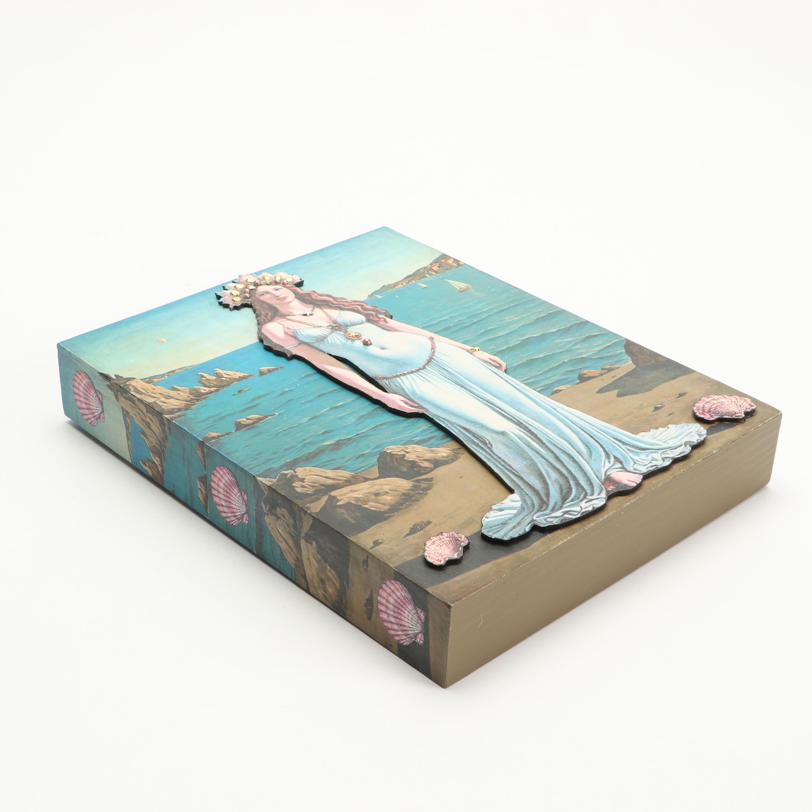 Deborah Kovacs-Sturdevant Mixed Media Composition "Siren of the Sea"
