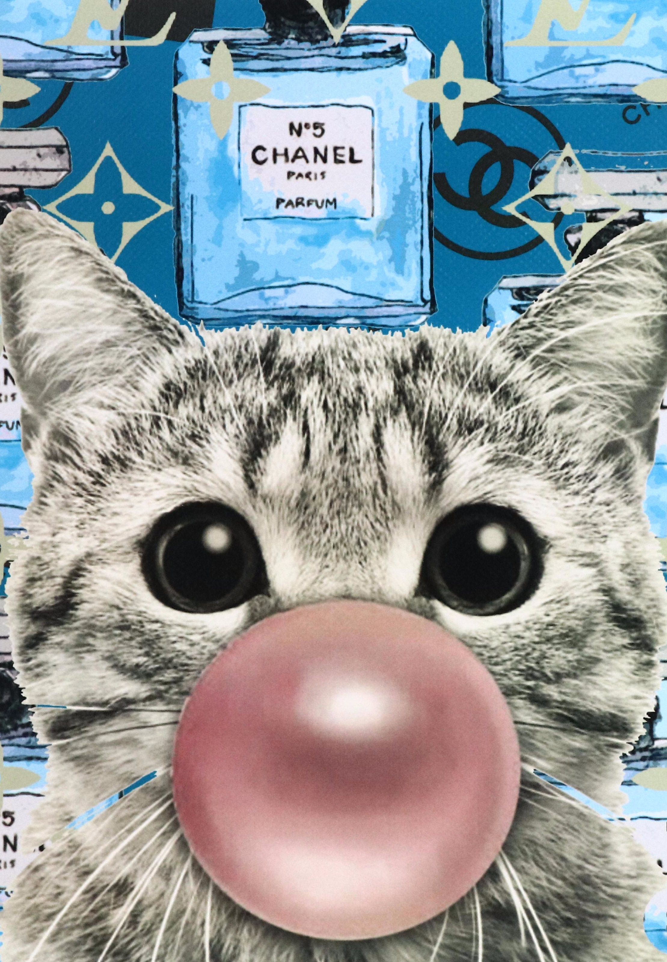 Death NYC Graphic Digital Print Featuring Chanel Cat x Louis Vuitton, 2024