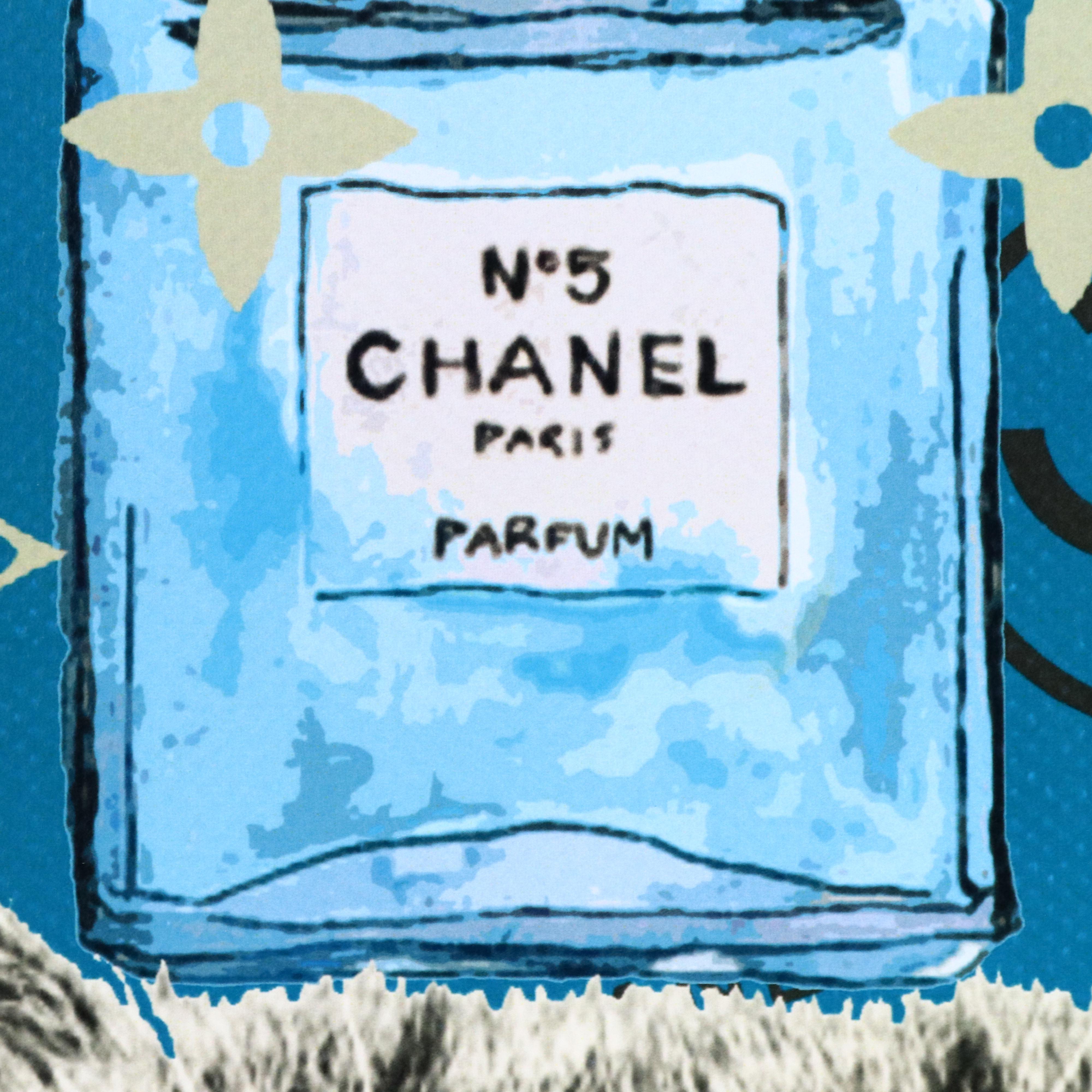 Death NYC Graphic Digital Print Featuring Chanel Cat x Louis Vuitton, 2024