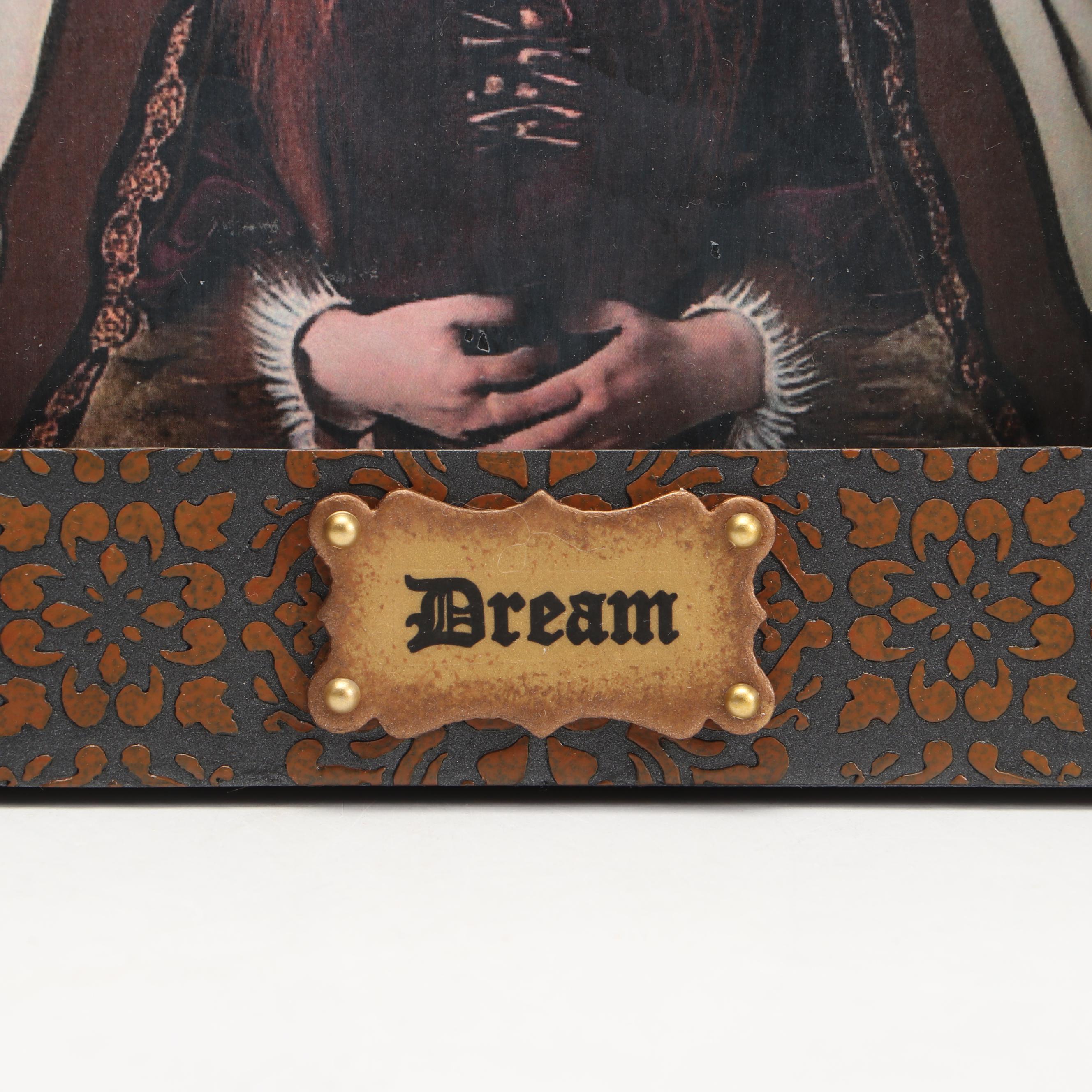 Deborah Kovacs-Sturdevant Mixed Media Composition "Close Your Eyes and Dream"