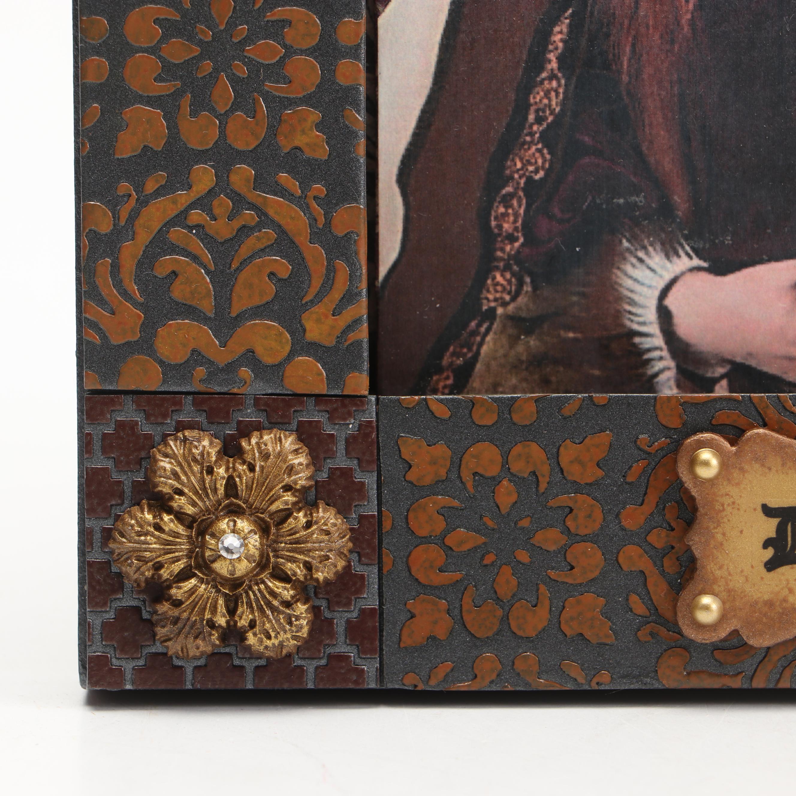 Deborah Kovacs-Sturdevant Mixed Media Composition "Close Your Eyes and Dream"