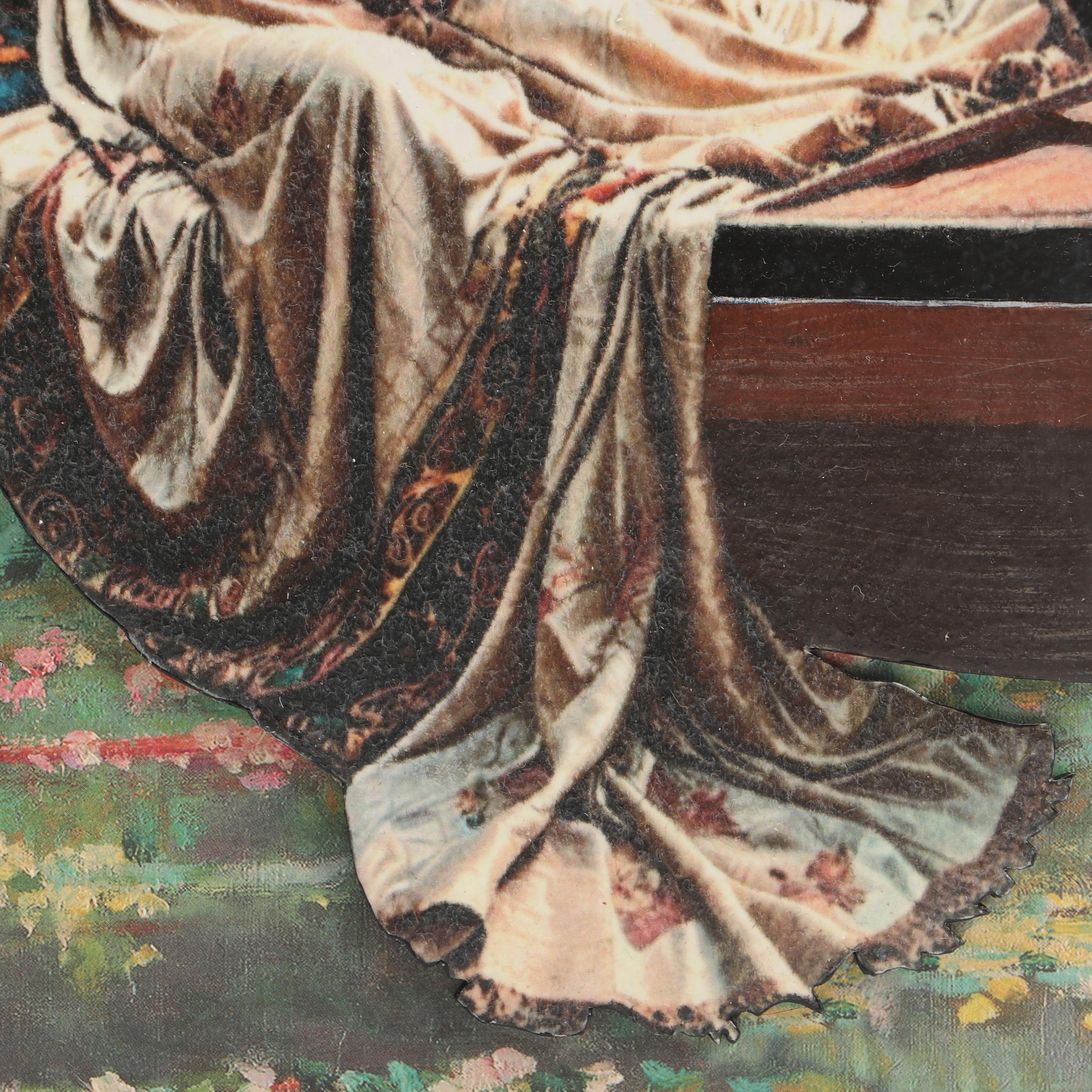 Deborah Kovacs-Sturdevant Mixed Media Composition "The Lady of Shalott"