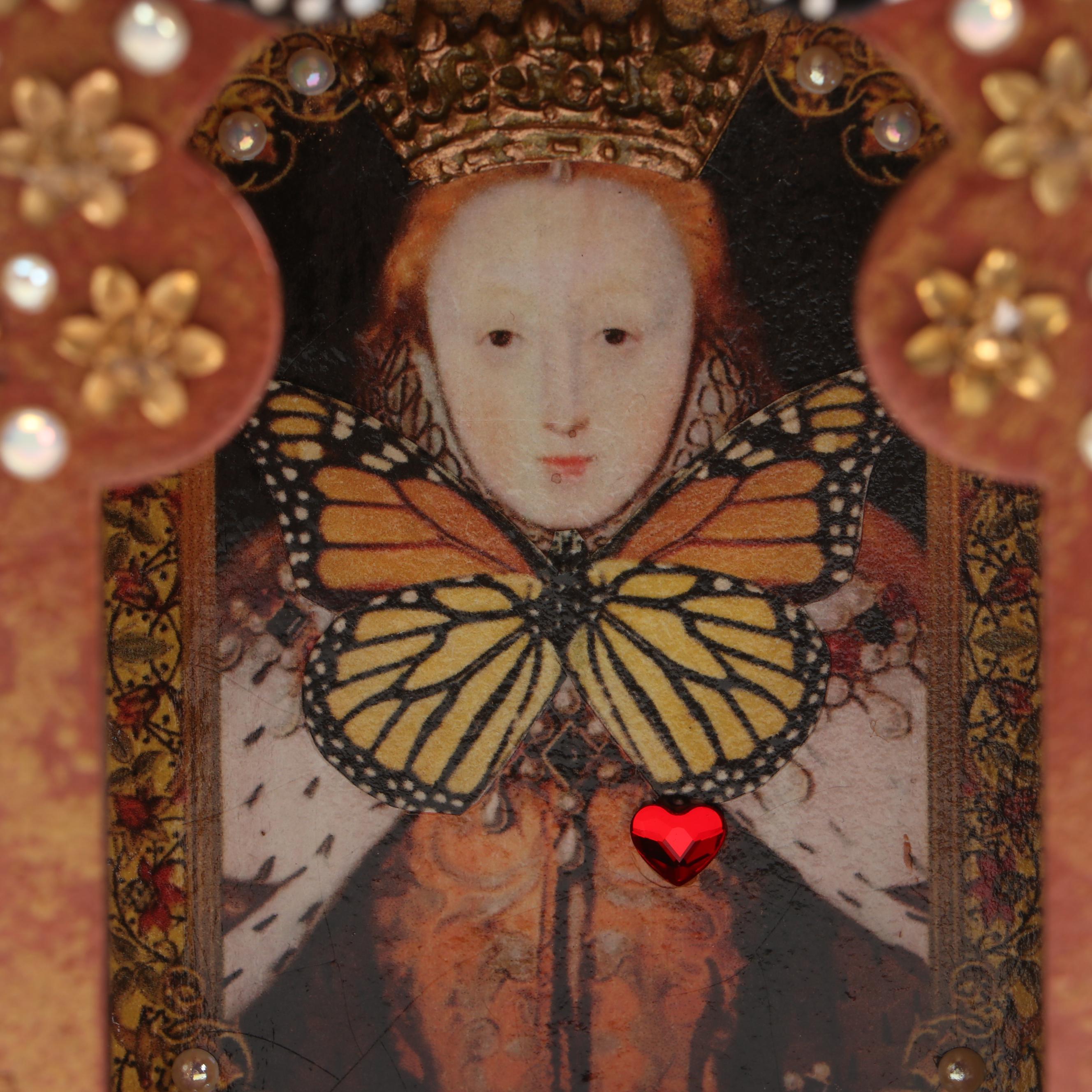 Deborah Kovacs-Sturdevant Mixed Media Collage "Transformation Nicho"