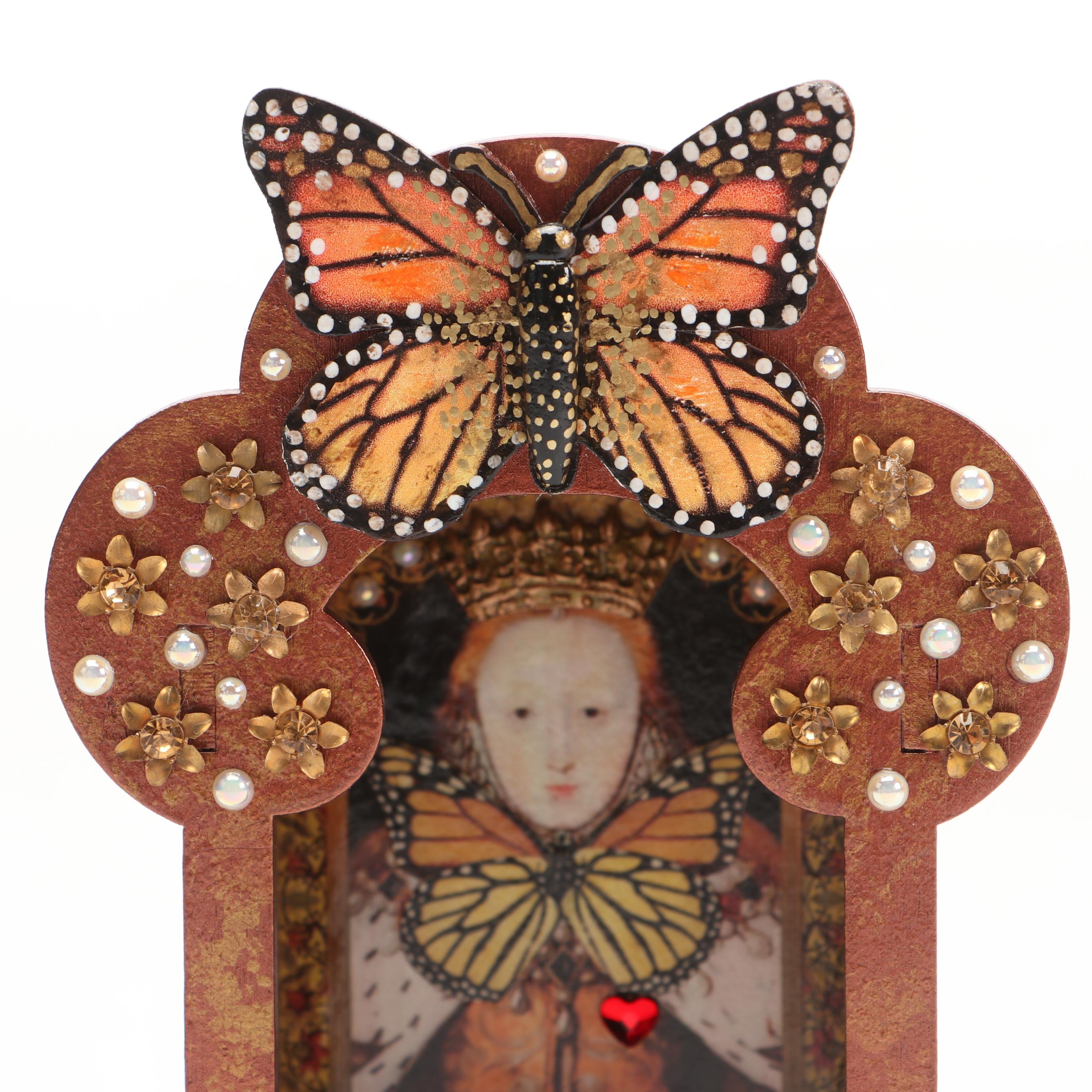 Deborah Kovacs-Sturdevant Mixed Media Collage "Transformation Nicho"