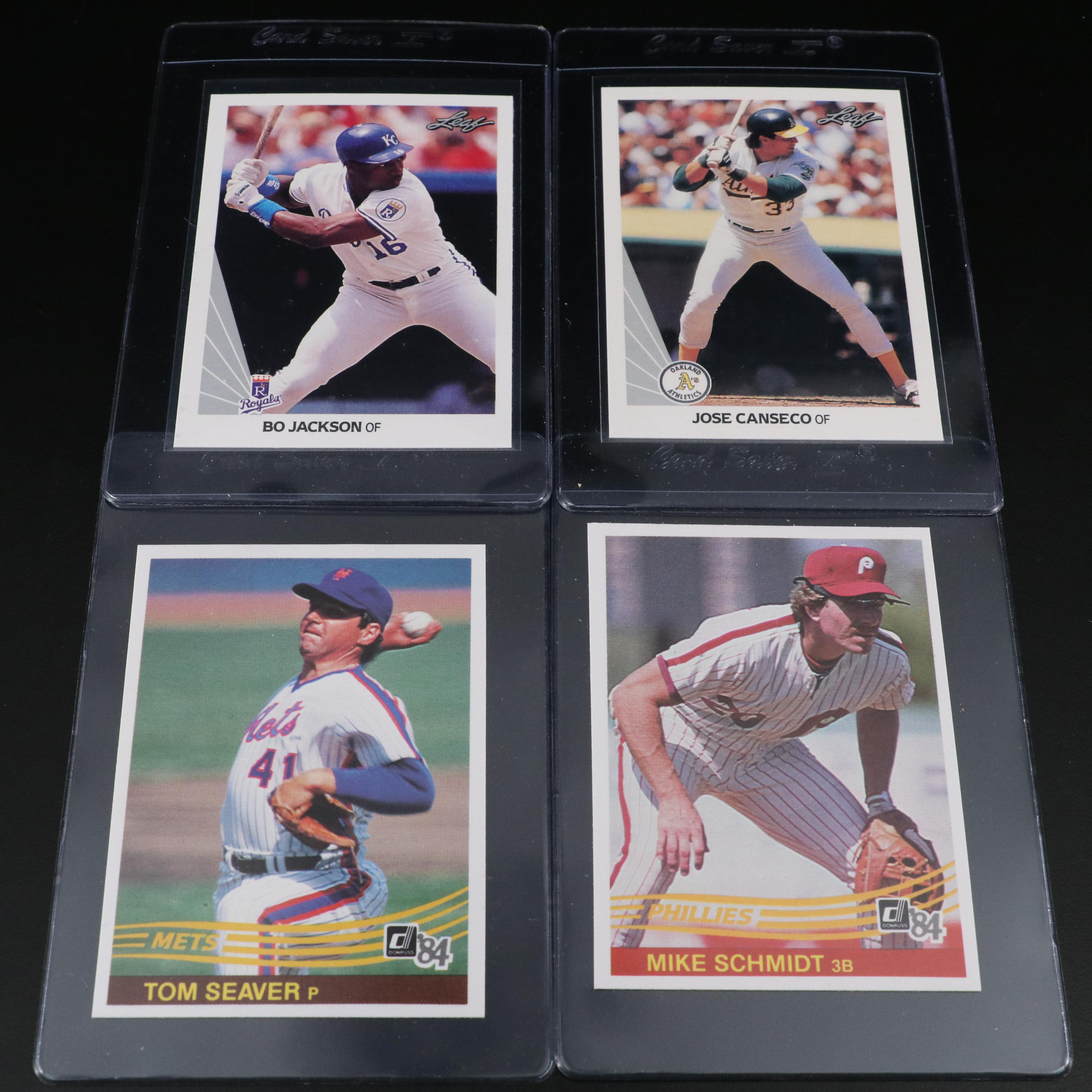 1990 Leaf Baseball Cards Featuring Ken Griffey Jr., Mark McGwire, and More