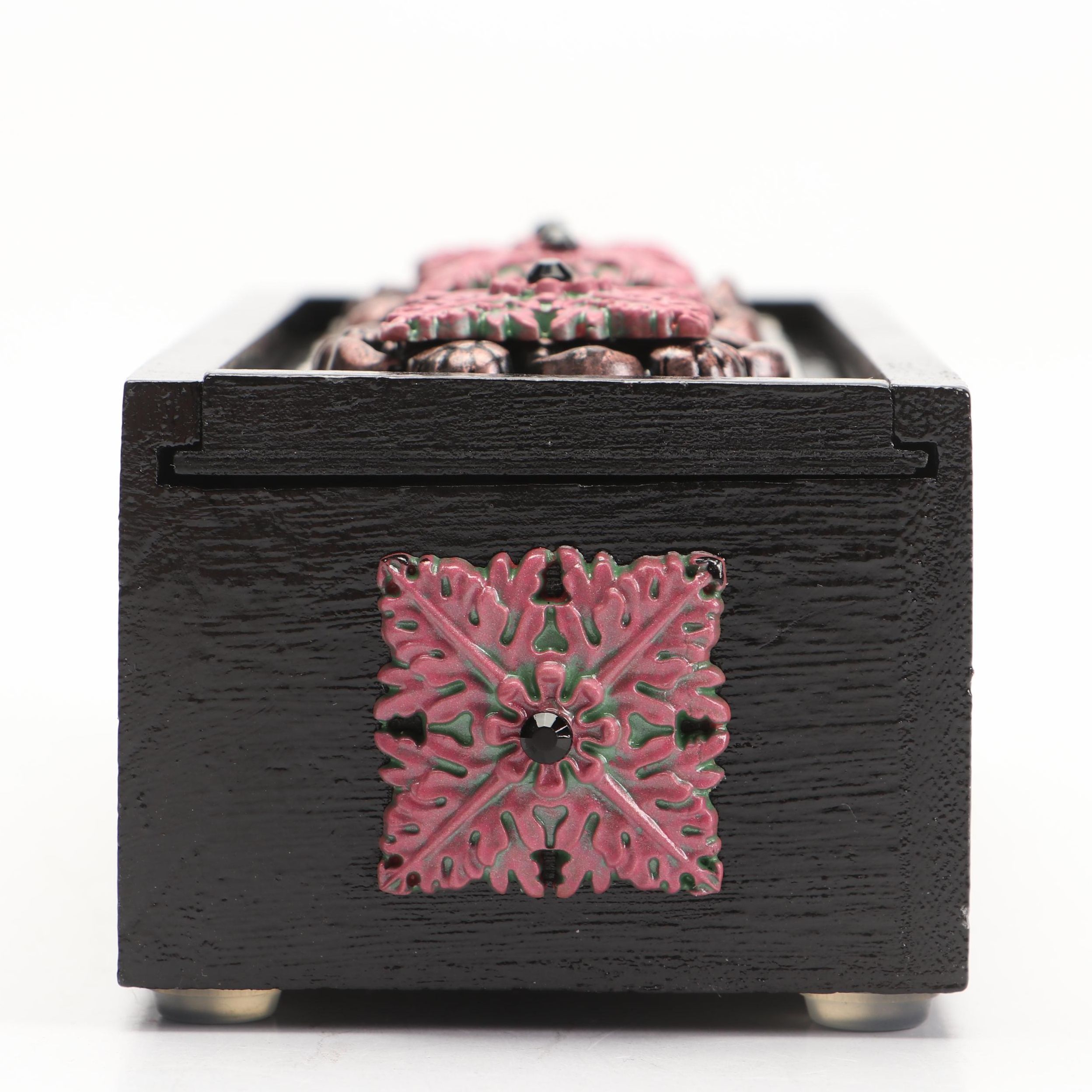 Deborah Kovacs-Sturdevant Mixed Media Collage "Tapestry Box," 21st Century