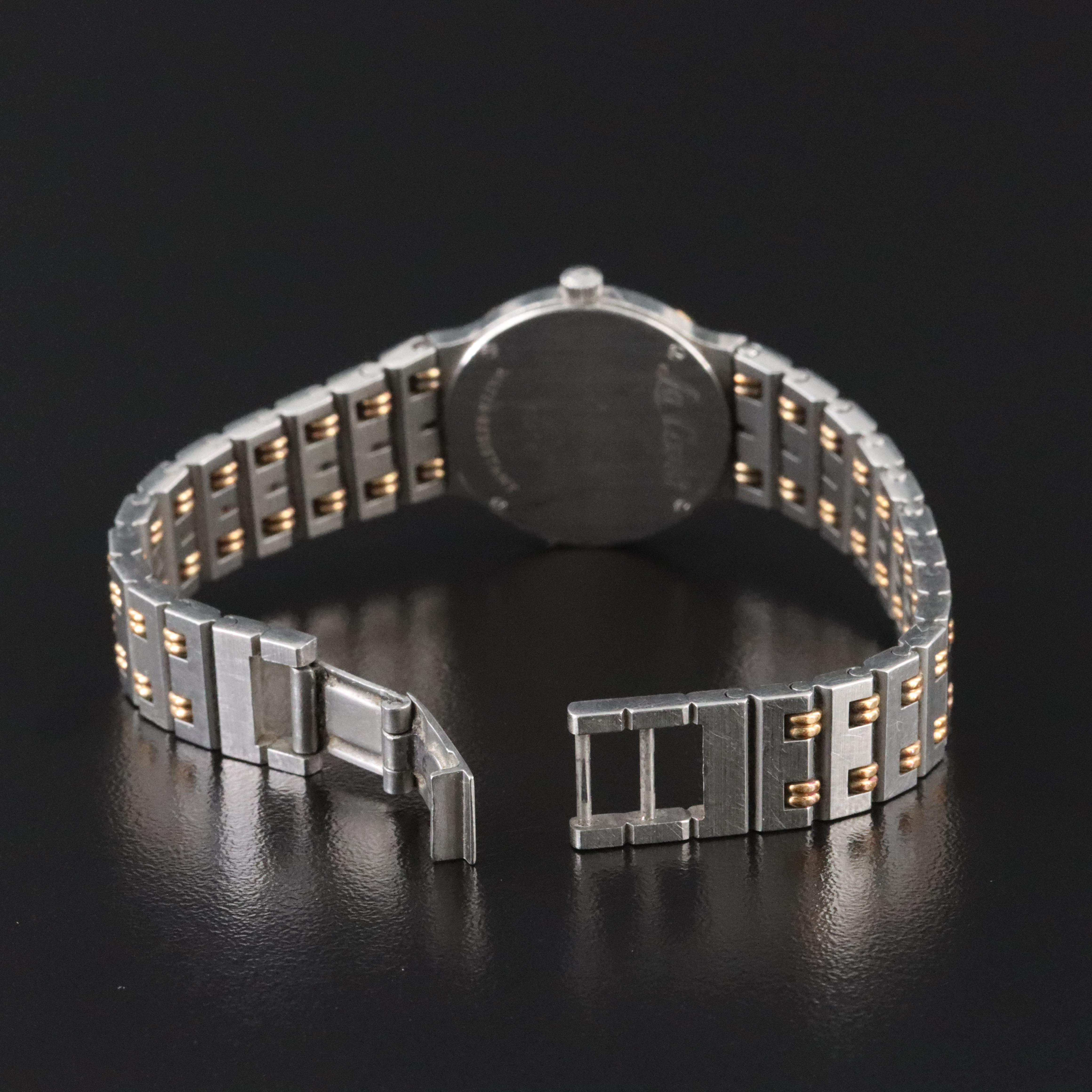 18K and Stainless Steel Concord La Costa Diamond Sigma Dial Quartz Watch