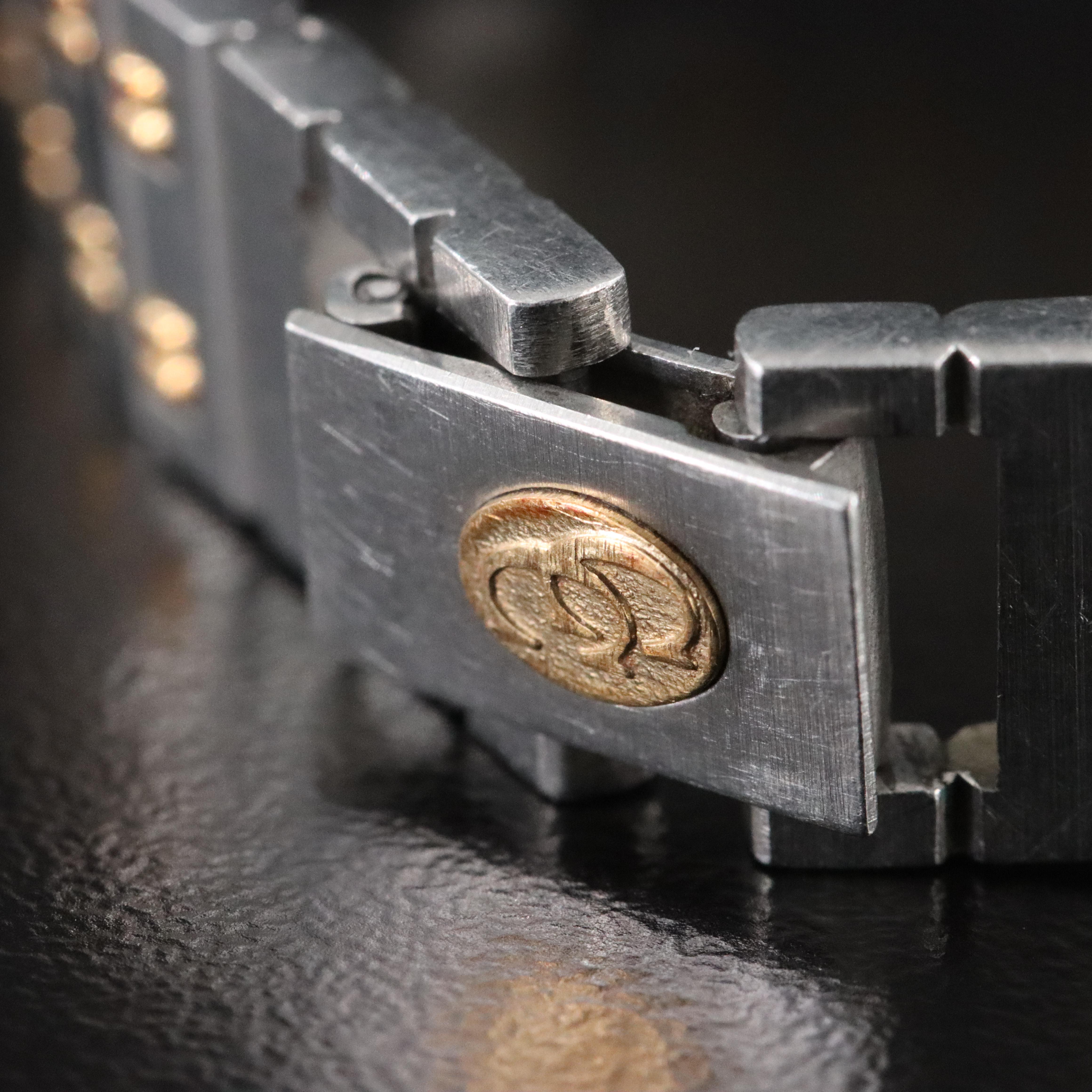 18K and Stainless Steel Concord La Costa Diamond Sigma Dial Quartz Watch