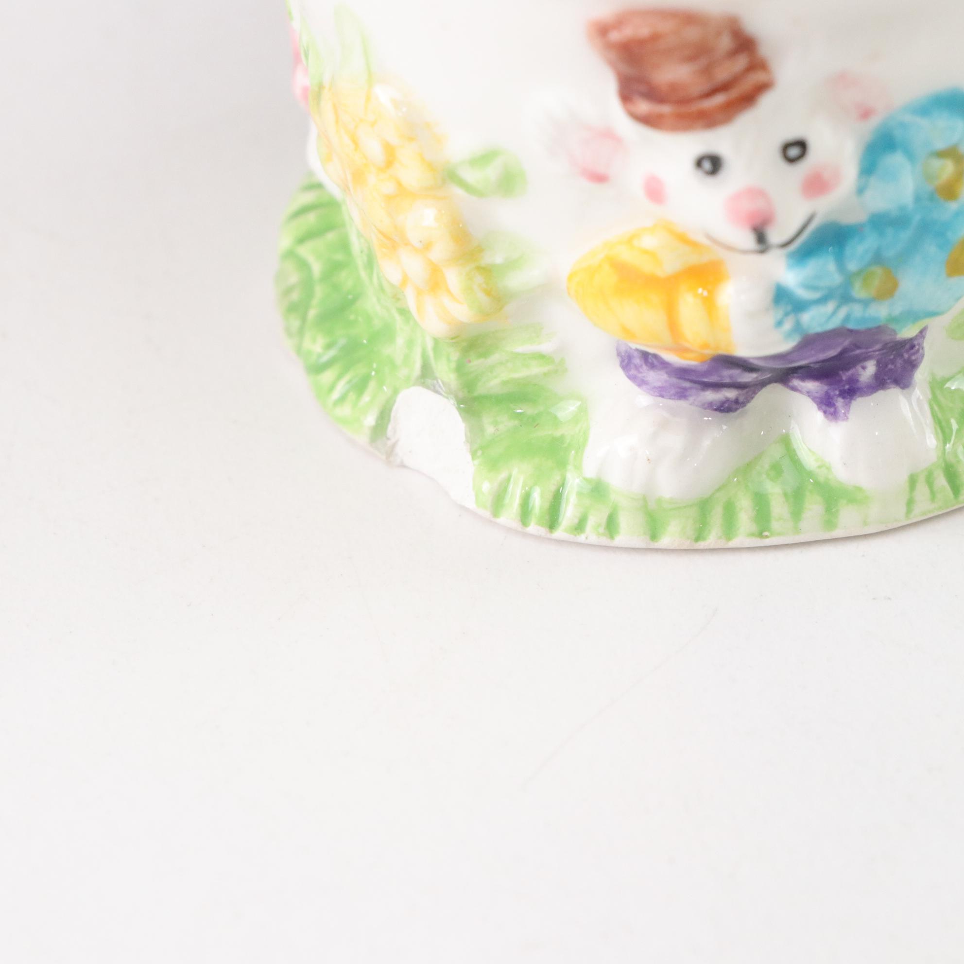 Mercuries Easter Bunny & Ducks Tea Set