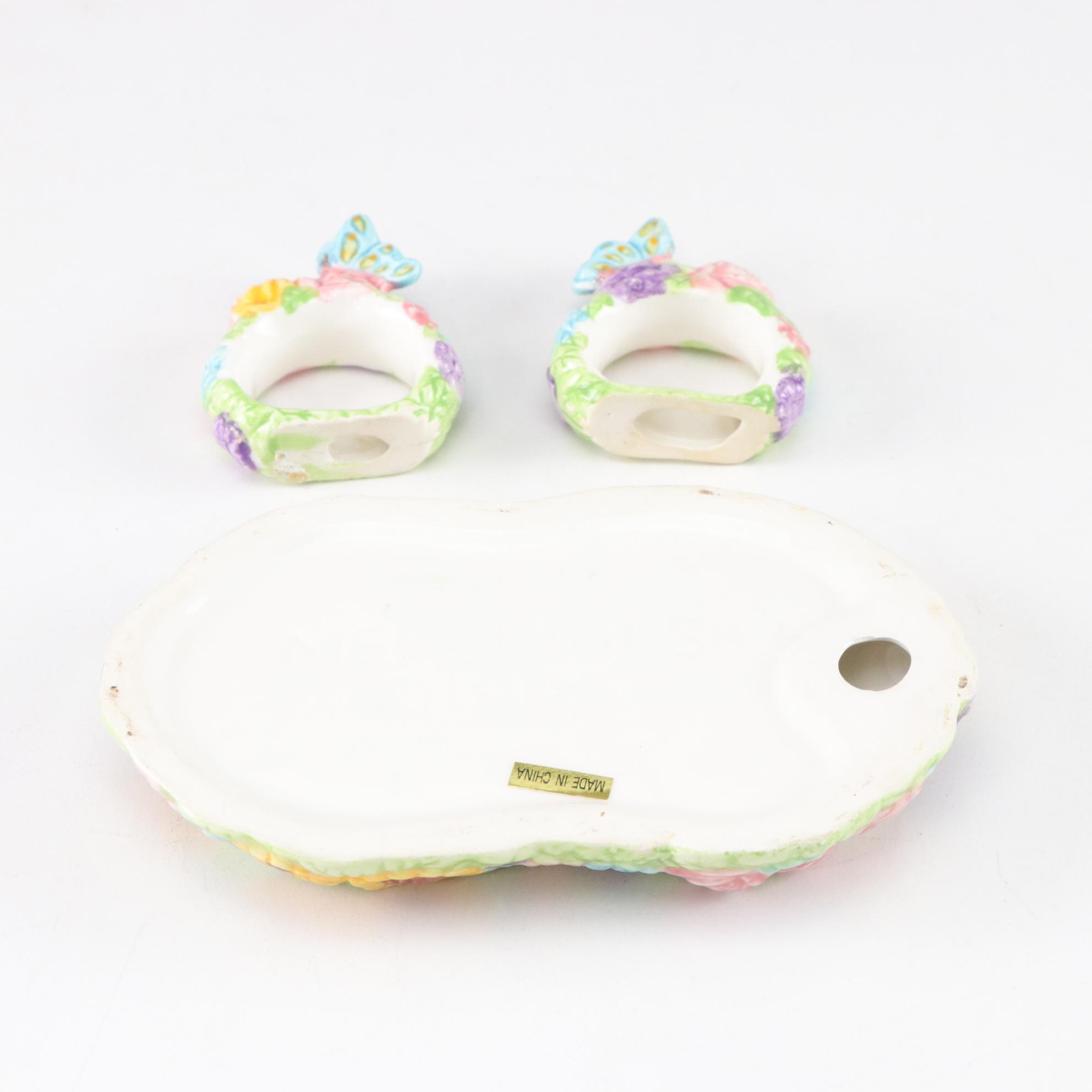 Mercuries Easter Bunny & Ducks Tea Set