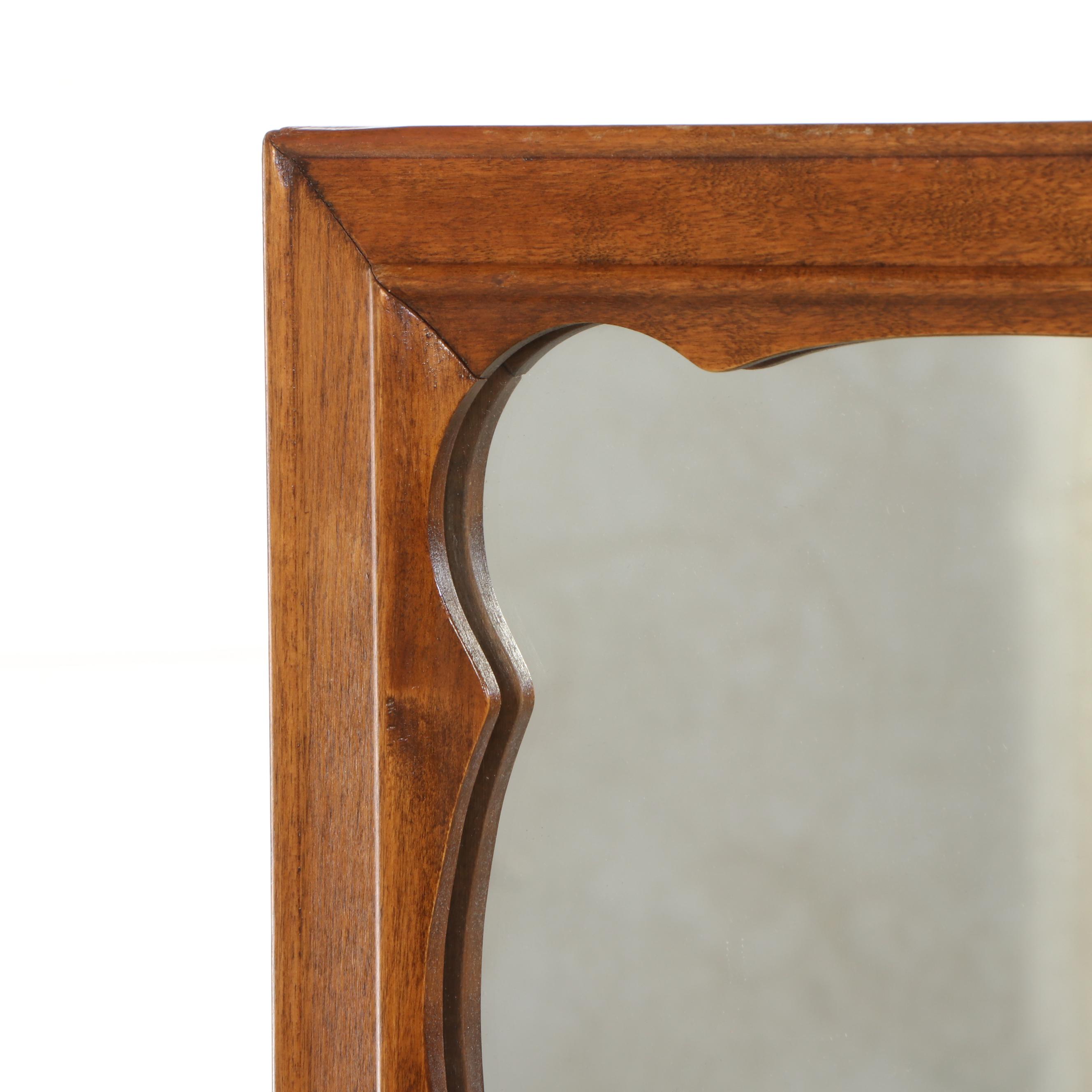 Ethan Allen American Colonial Style Maple Dresser with Mirror and Nightstand