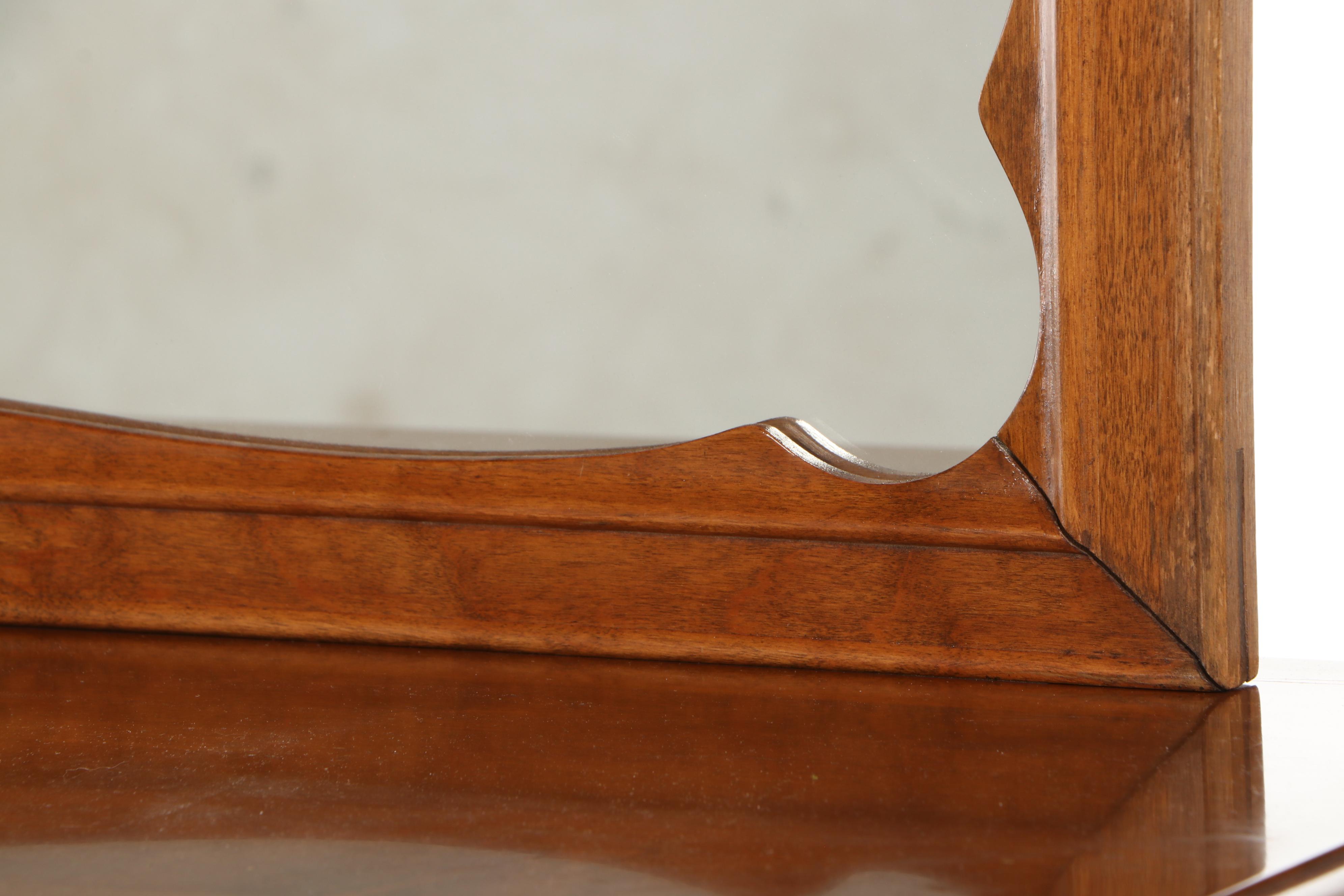 Ethan Allen American Colonial Style Maple Dresser with Mirror and Nightstand