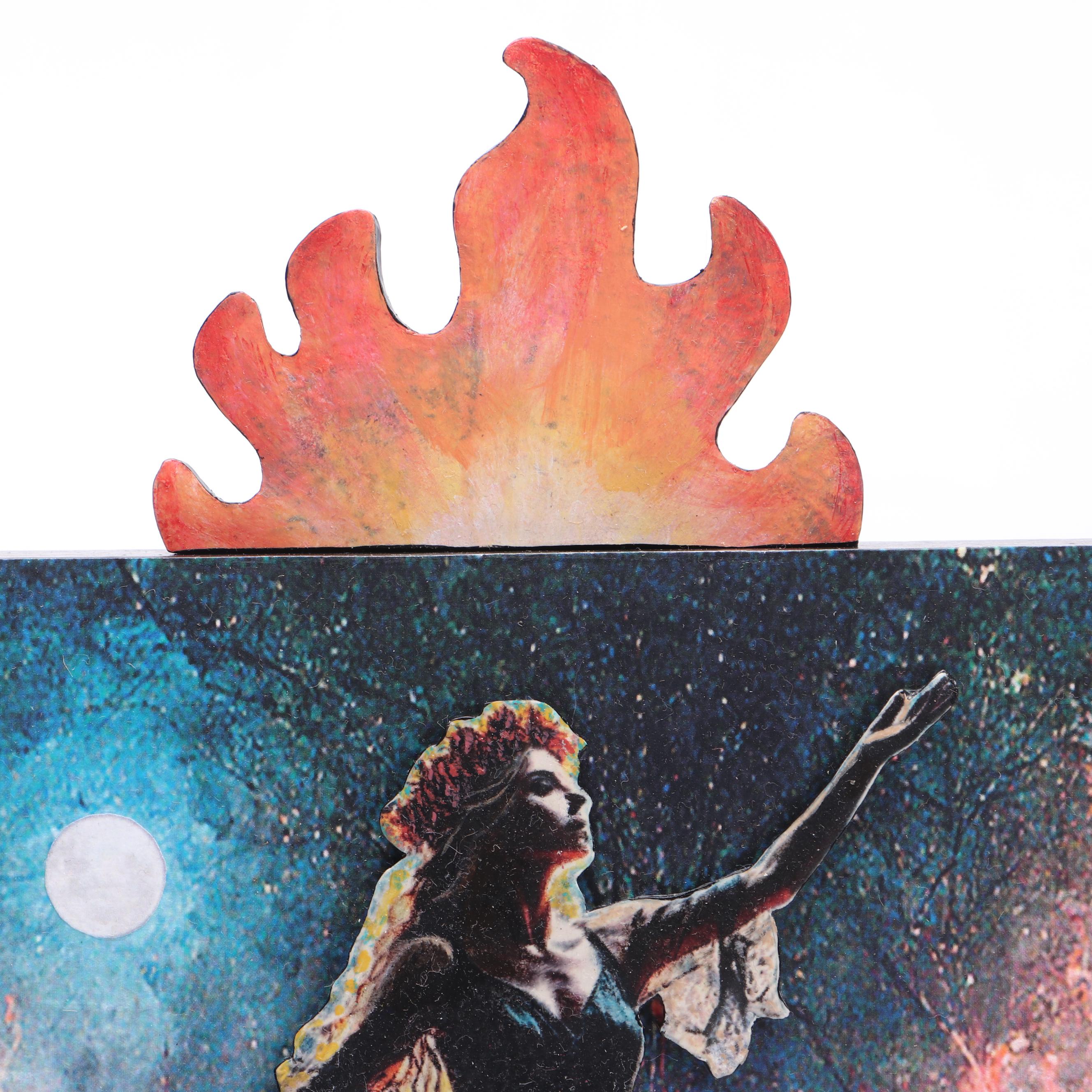 Deborah Kovacs-Sturdevant Mixed Media Collage "All Souls Night," 21st Century