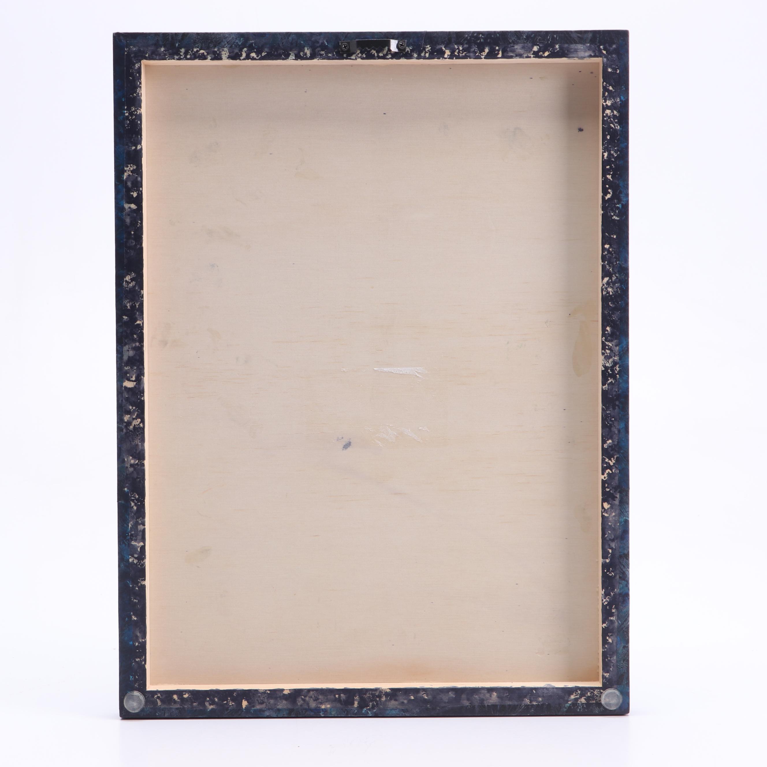 Deborah Kovacs-Sturdevant Mixed Media Collage "Om," 21st Century