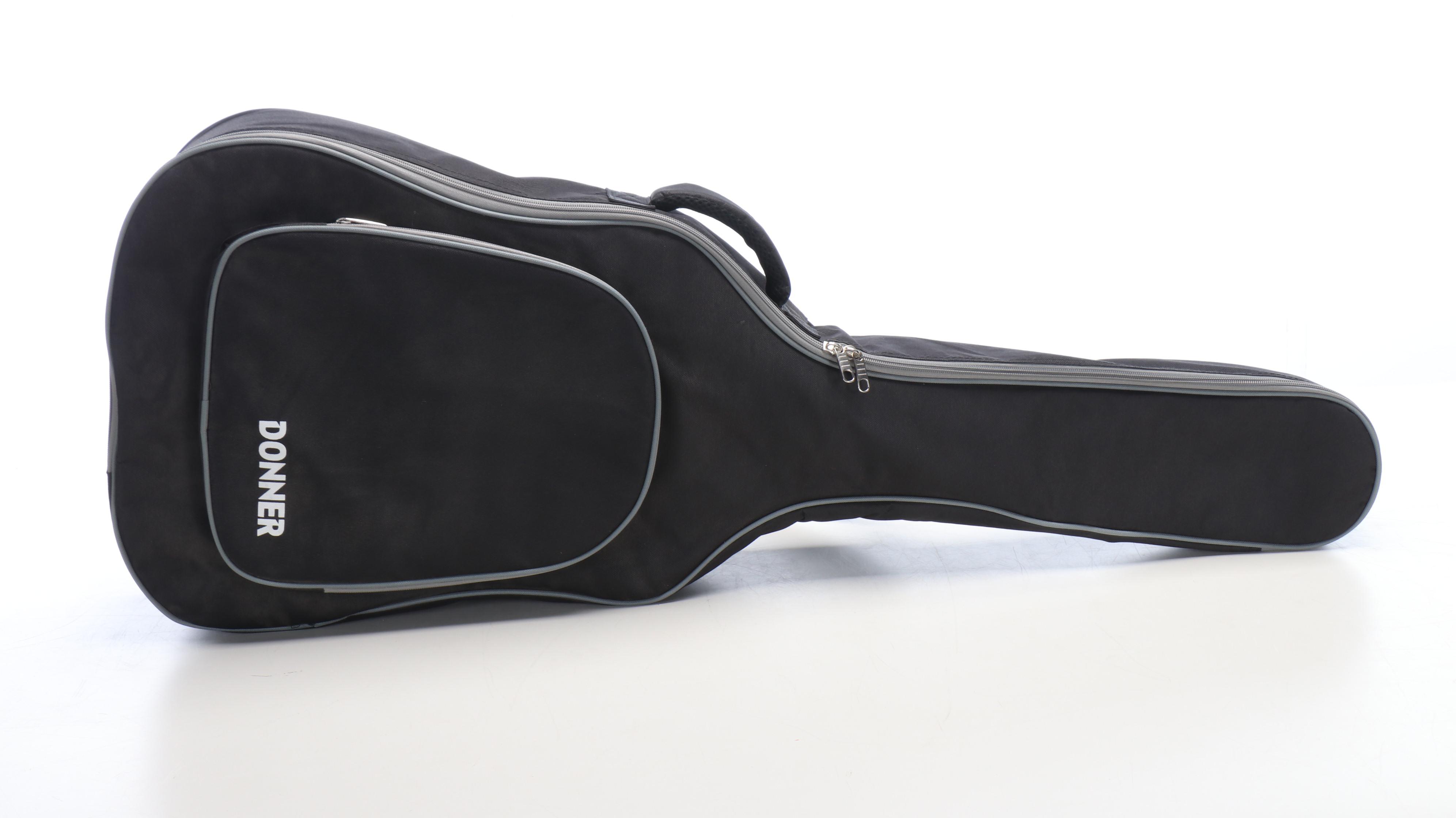 Donner Dag-1 CL Left-Handed Acoustic Guitar with Gig Bag and Accessories