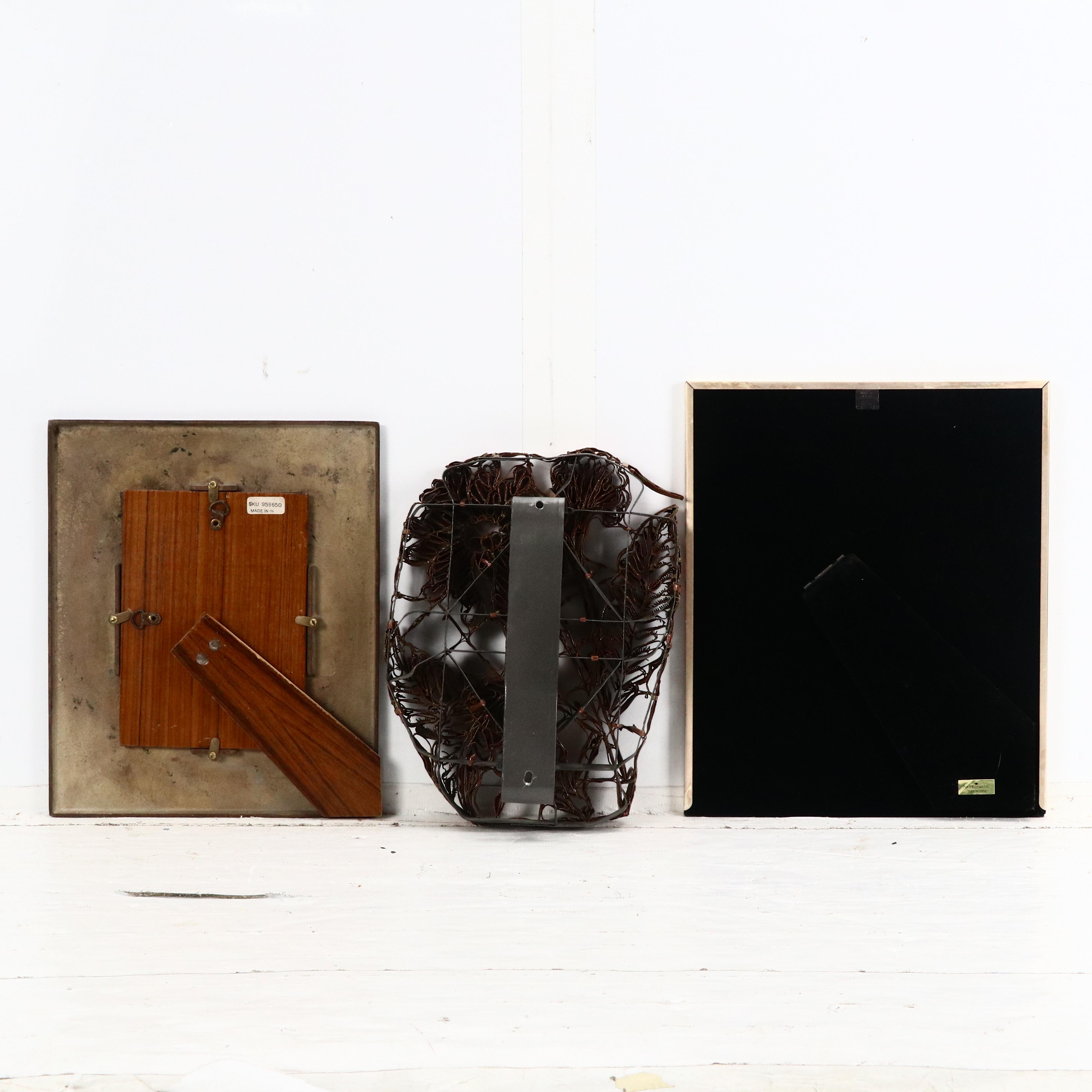 Tjap Batik Stamp with Botanical Design and Frames